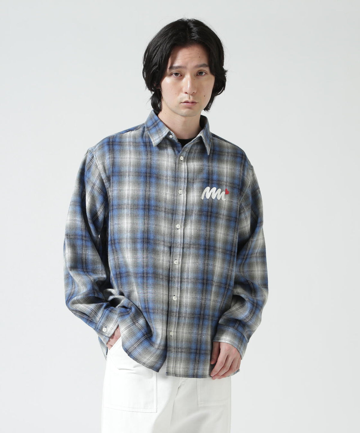 muta MARINE/ムータ マリン/別注チェックシャツ