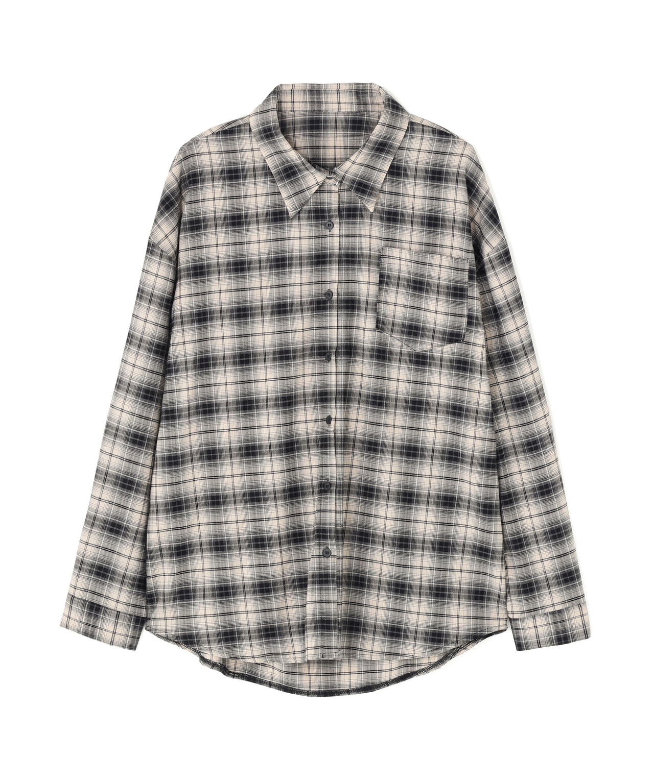 MITSUKI/ミツキ/バックオープンチェックシャツ