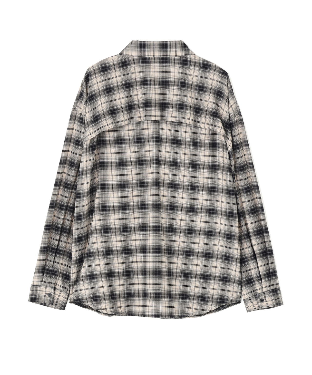 MITSUKI/ミツキ/バックオープンチェックシャツ