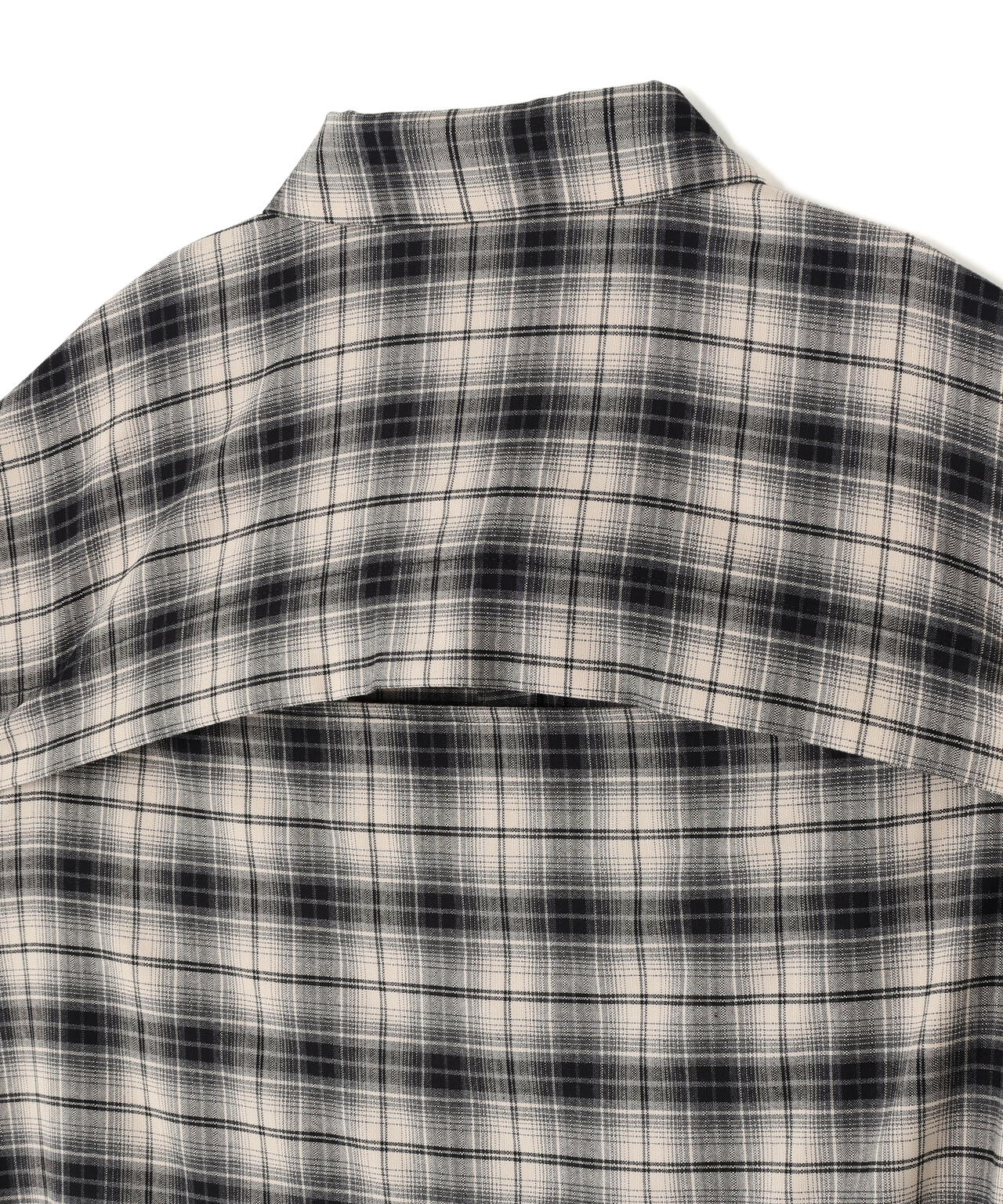 MITSUKI/ミツキ/バックオープンチェックシャツ