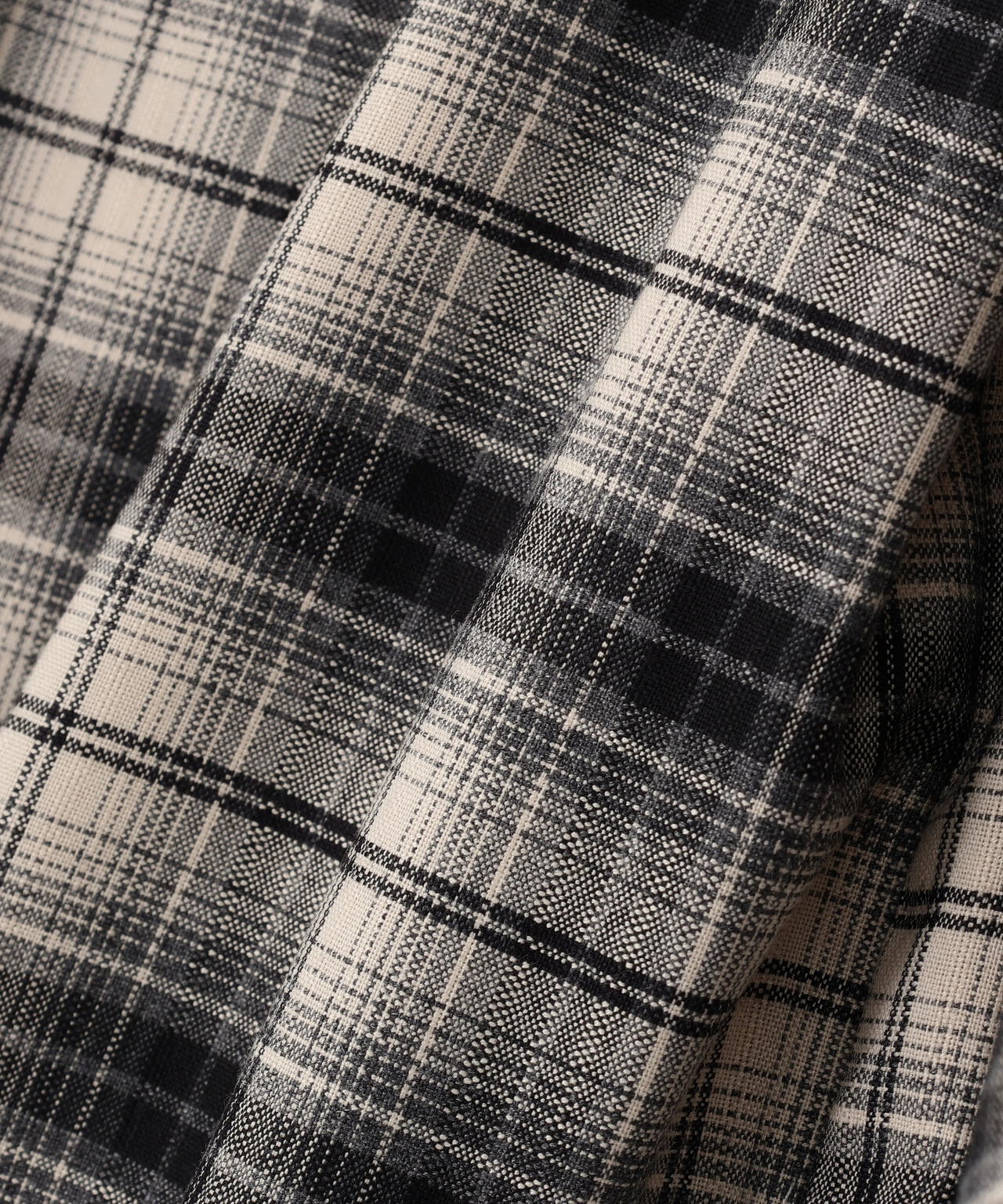 MITSUKI/ミツキ/バックオープンチェックシャツ