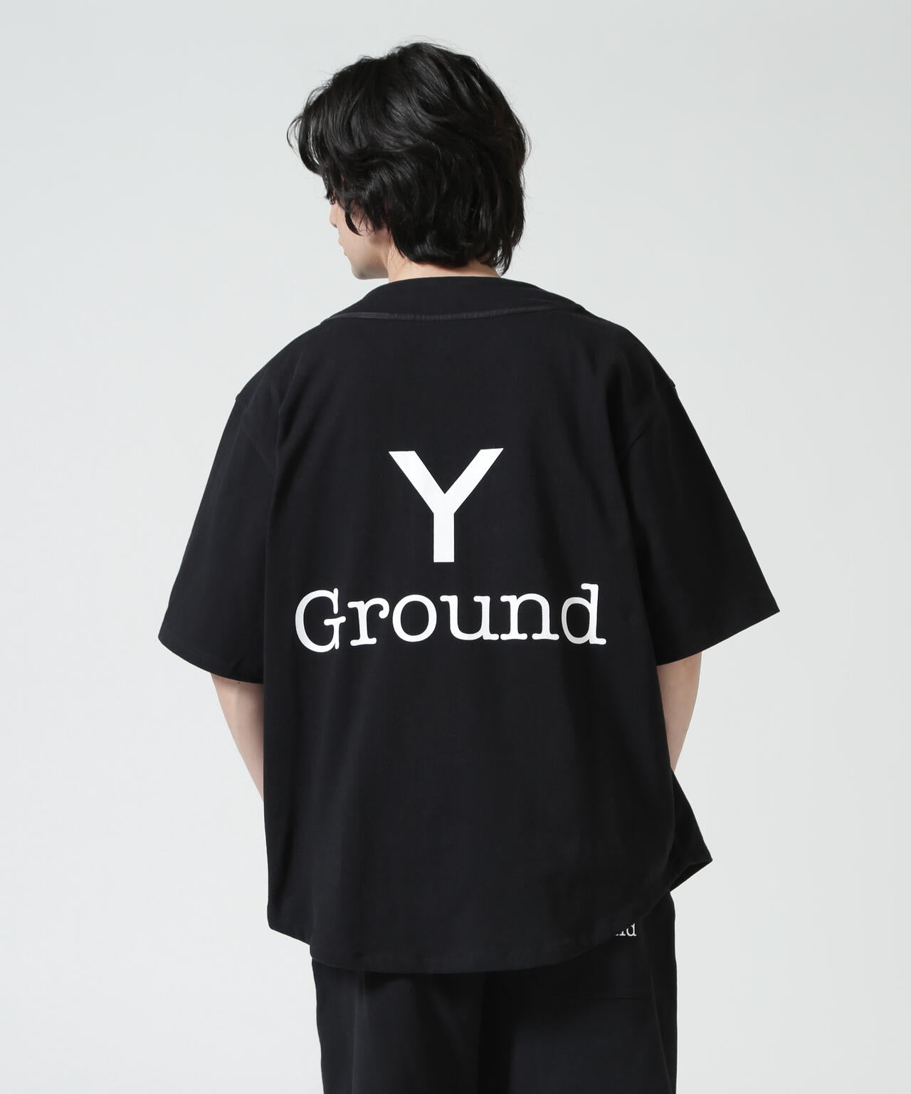 Ground Y×NEW ERA/BACK LOGO BASE BALL SHIRT