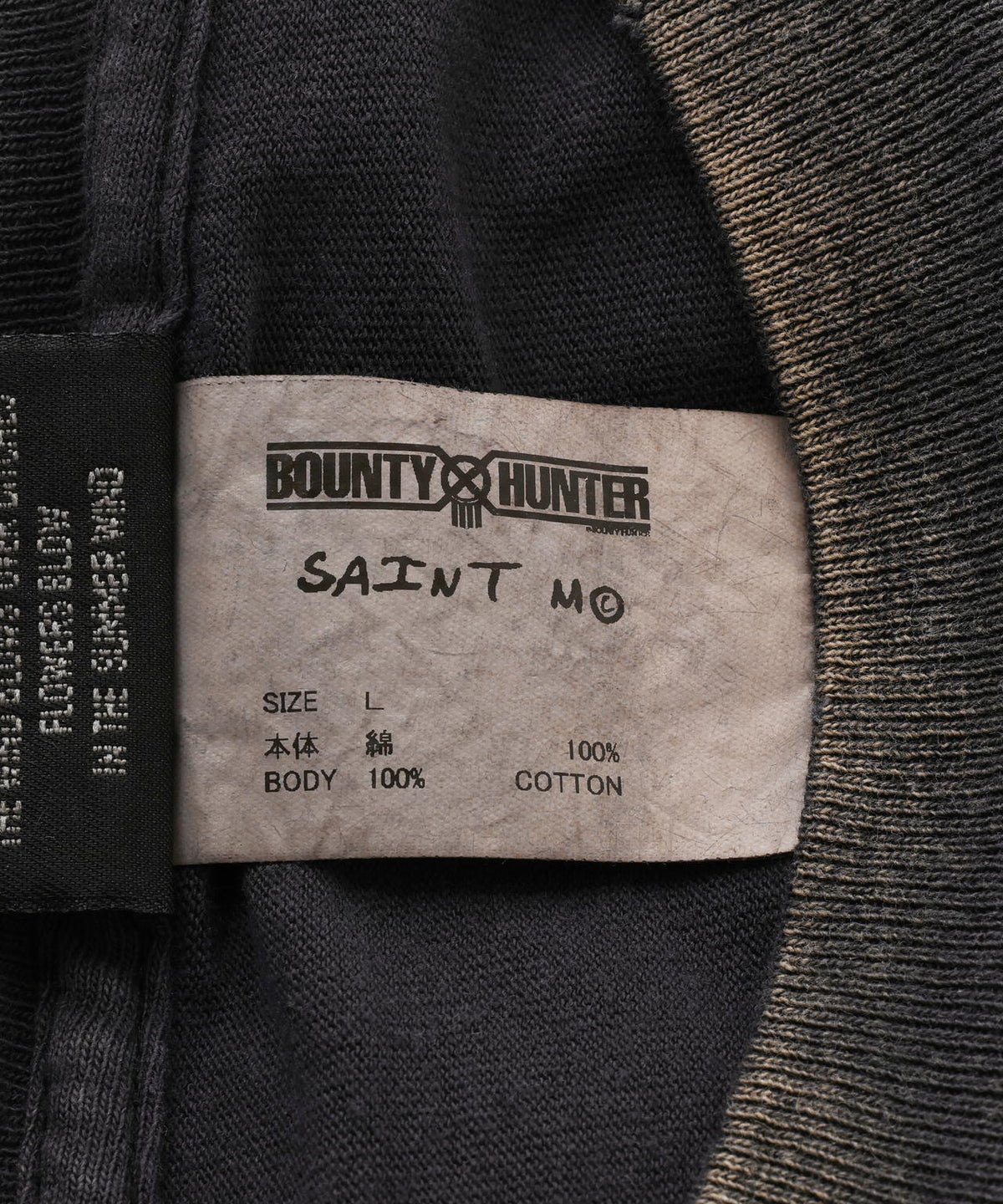 SAINT MICHAEL/セントマイケル/BH_LS T-SHIRT/SAINTY HUNTER/BLK