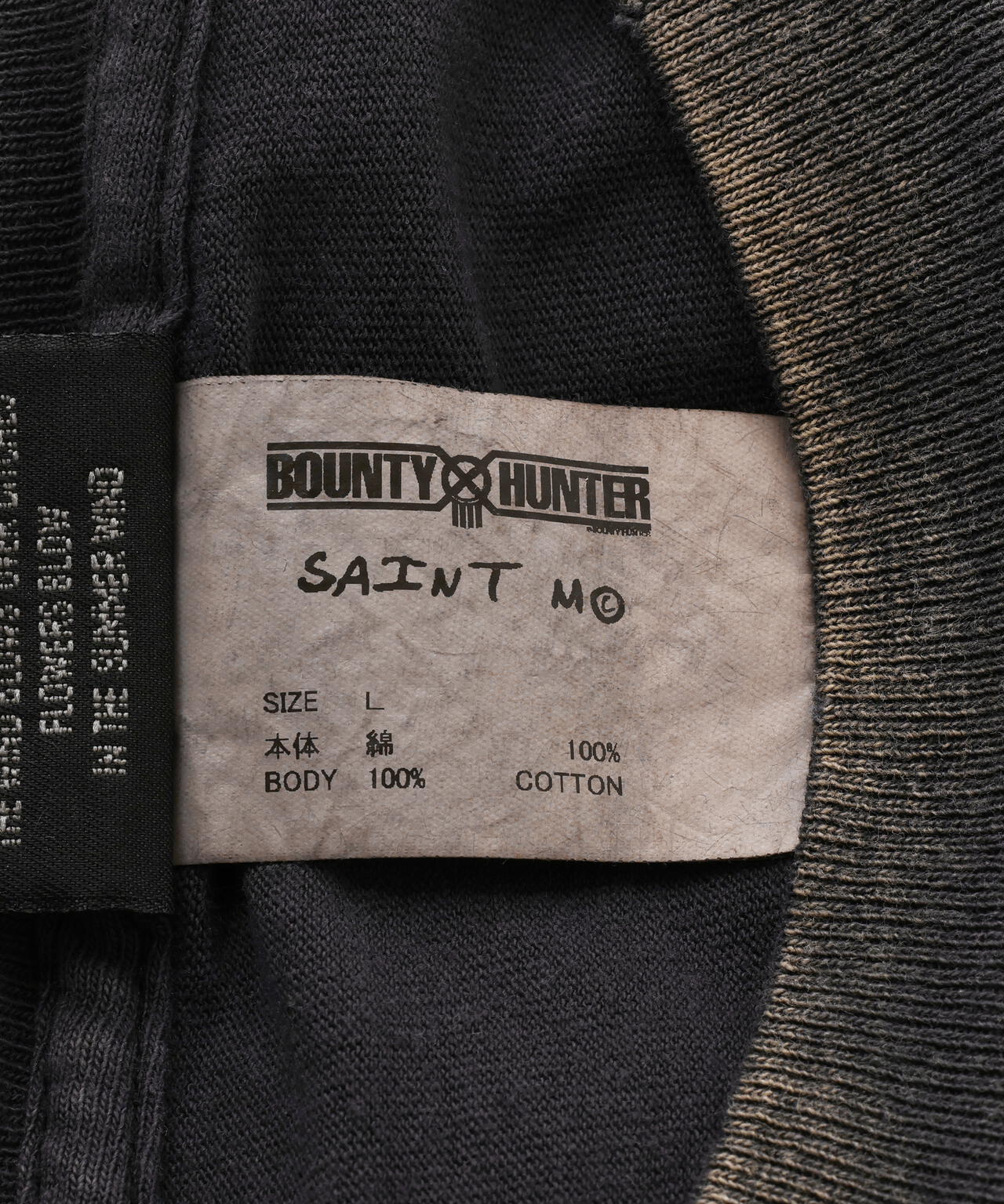 SAINT MICHAEL/セントマイケル/BH_LS T-SHIRT/SAINTY HUNTER/BLK