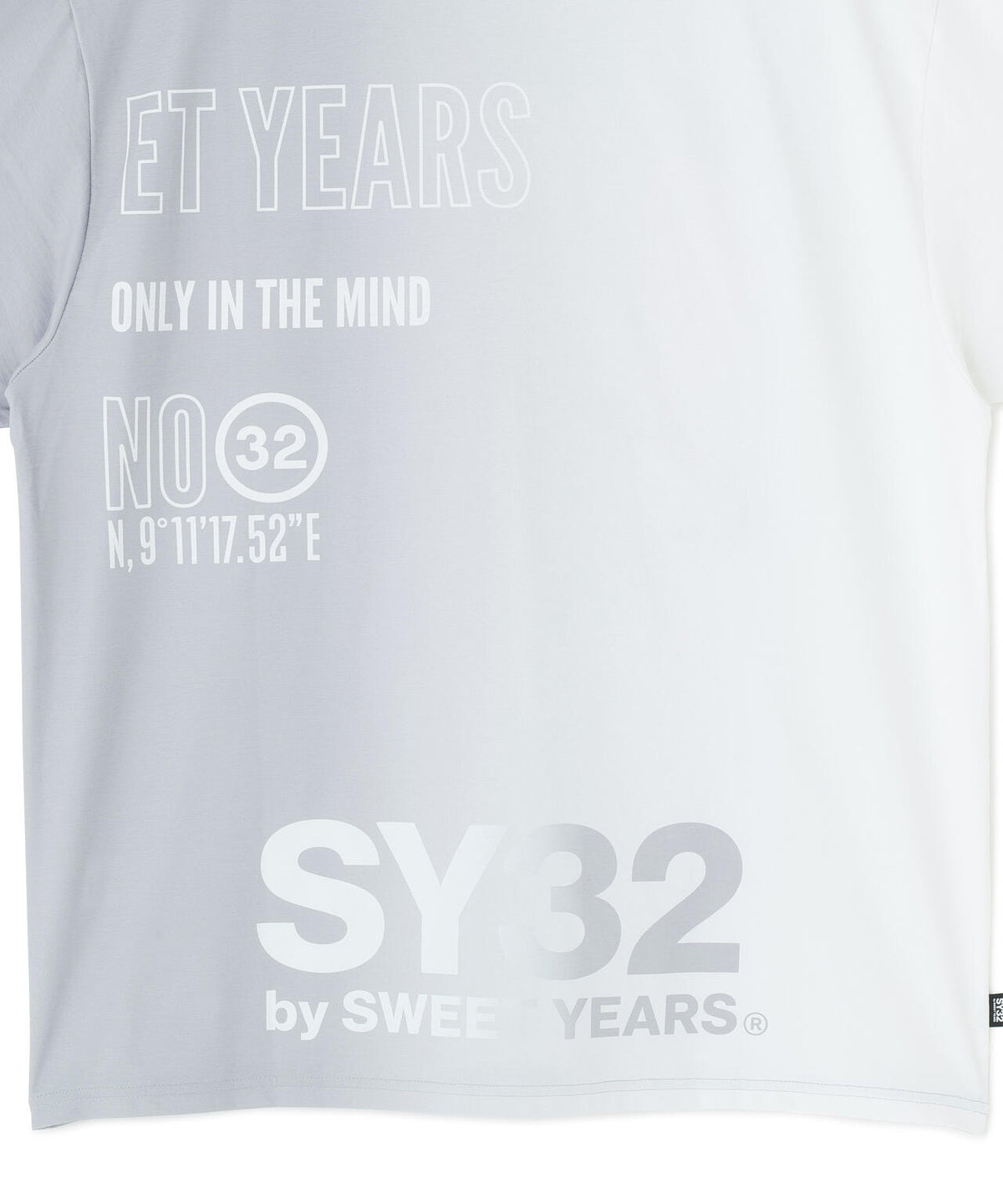 SY32 by SWEET YEARS/エスワイサーティトゥ バイ スィートイヤーズ/GRADATION LOGO L/S TEE