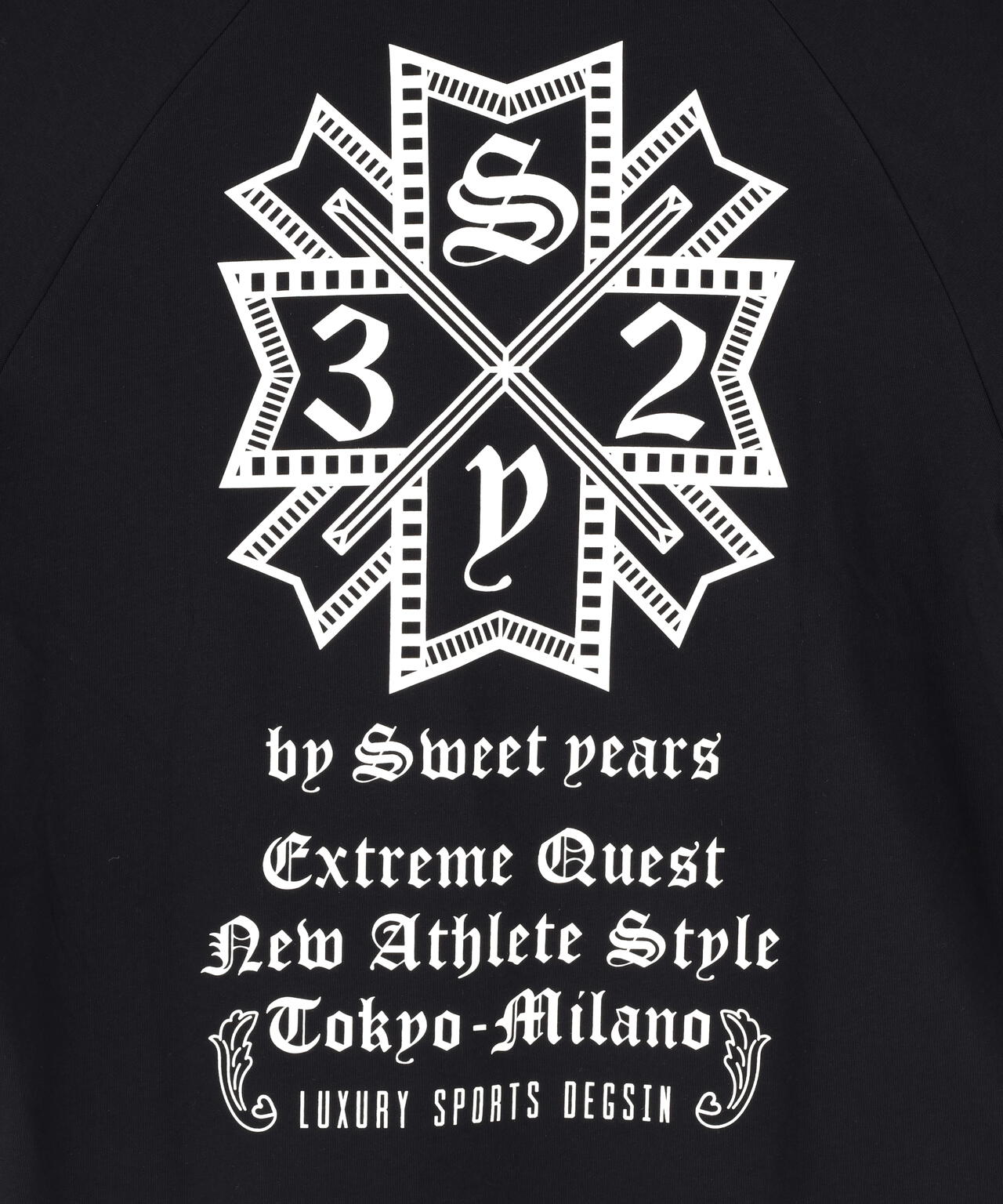 SY32 by SWEET YEARS/エスワイサーティトゥ バイ スィートイヤーズ/RAGLAN SLEEVE CROSS L/S TE