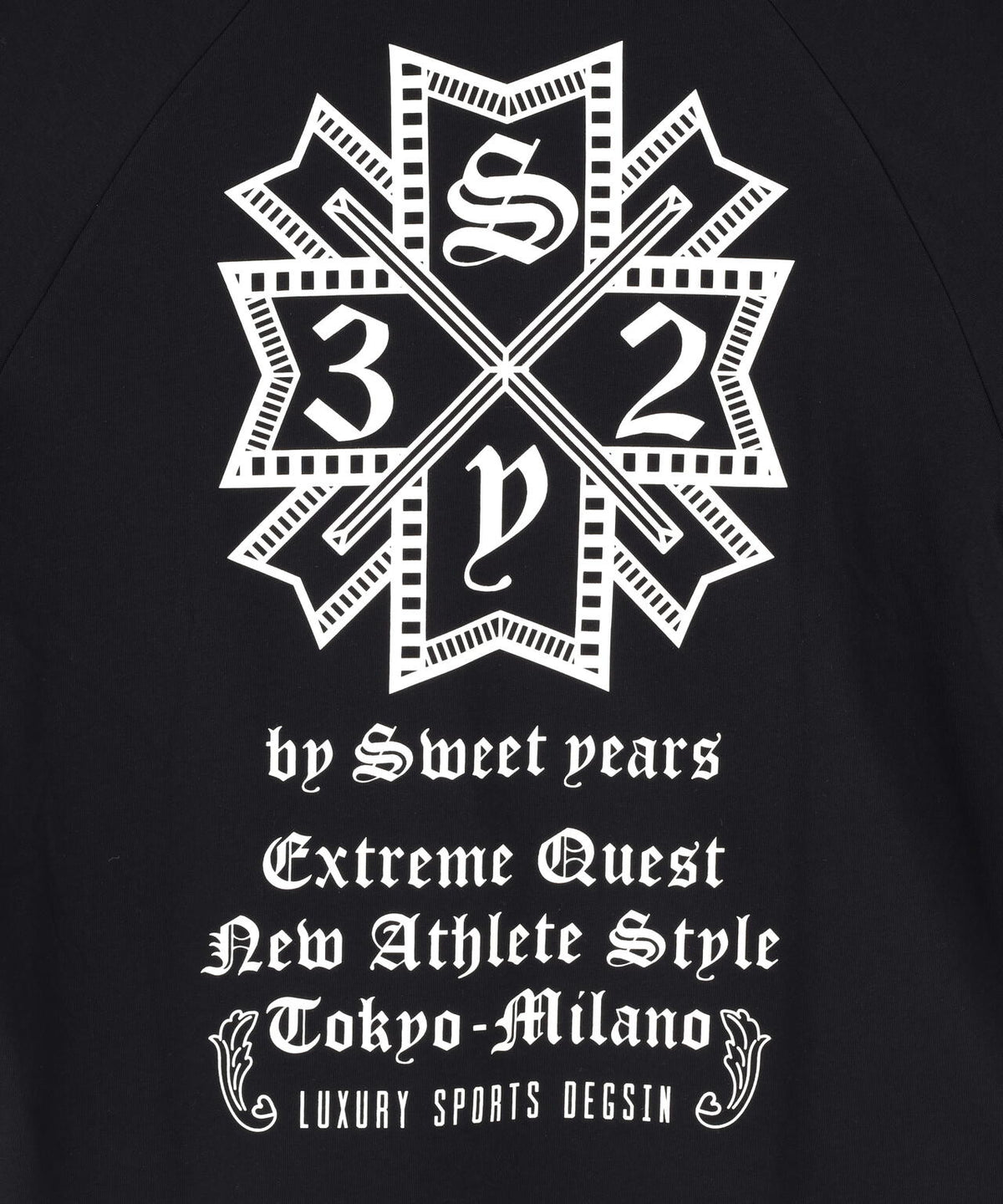 SY32 by SWEET YEARS/エスワイサーティトゥ バイ スィートイヤーズ/RAGLAN SLEEVE CROSS L/S TE