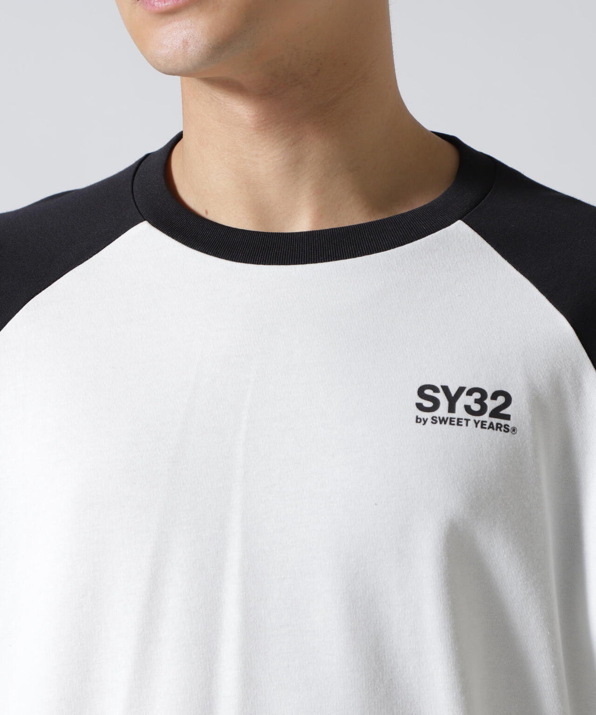 SY32 by SWEET YEARS/エスワイサーティトゥ バイ スィートイヤーズ/RAGLAN SLEEVE CROSS L/S TE