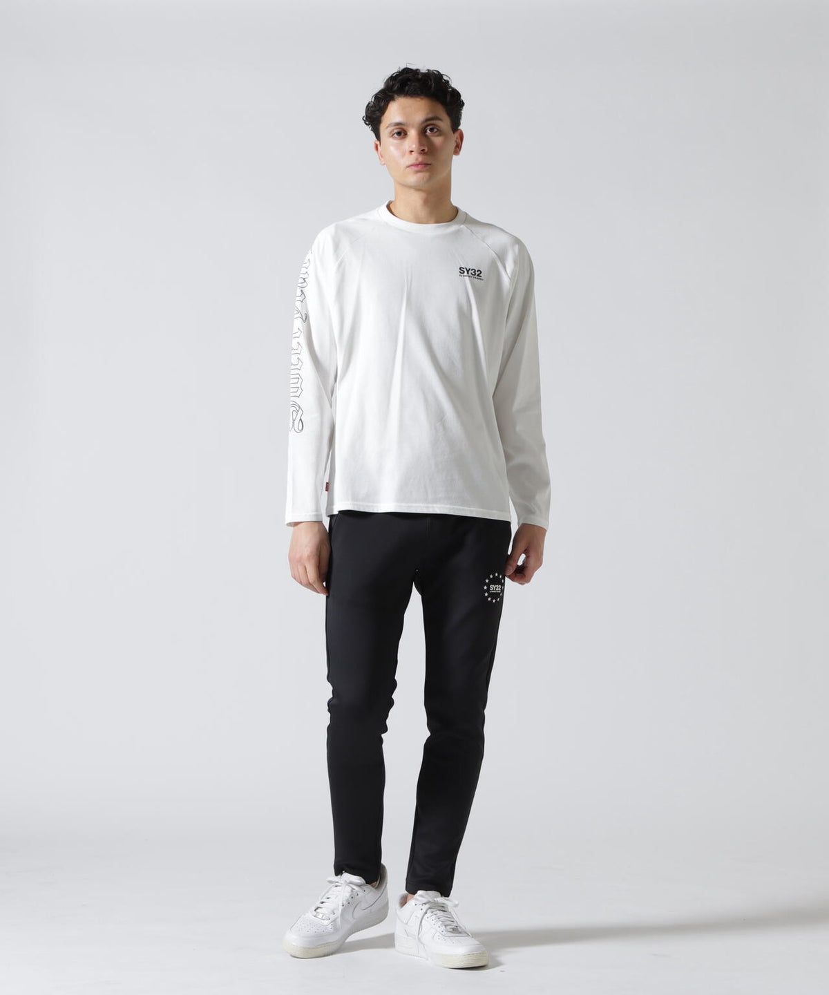 SY32 by SWEET YEARS/エスワイサーティトゥ バイ スィートイヤーズ/RAGLAN SLEEVE CROSS L/S TE