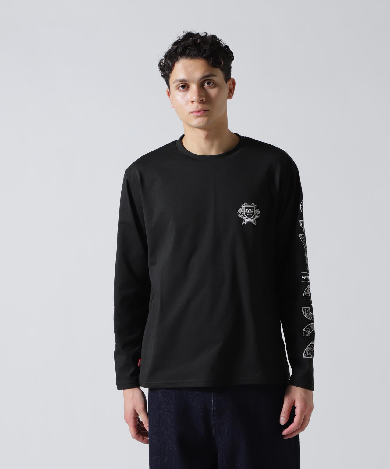 SY32 by SWEET YEARS/エスワイサーティトゥ バイ スィートイヤーズ/NEO SHIELD LOGO L/S TEE