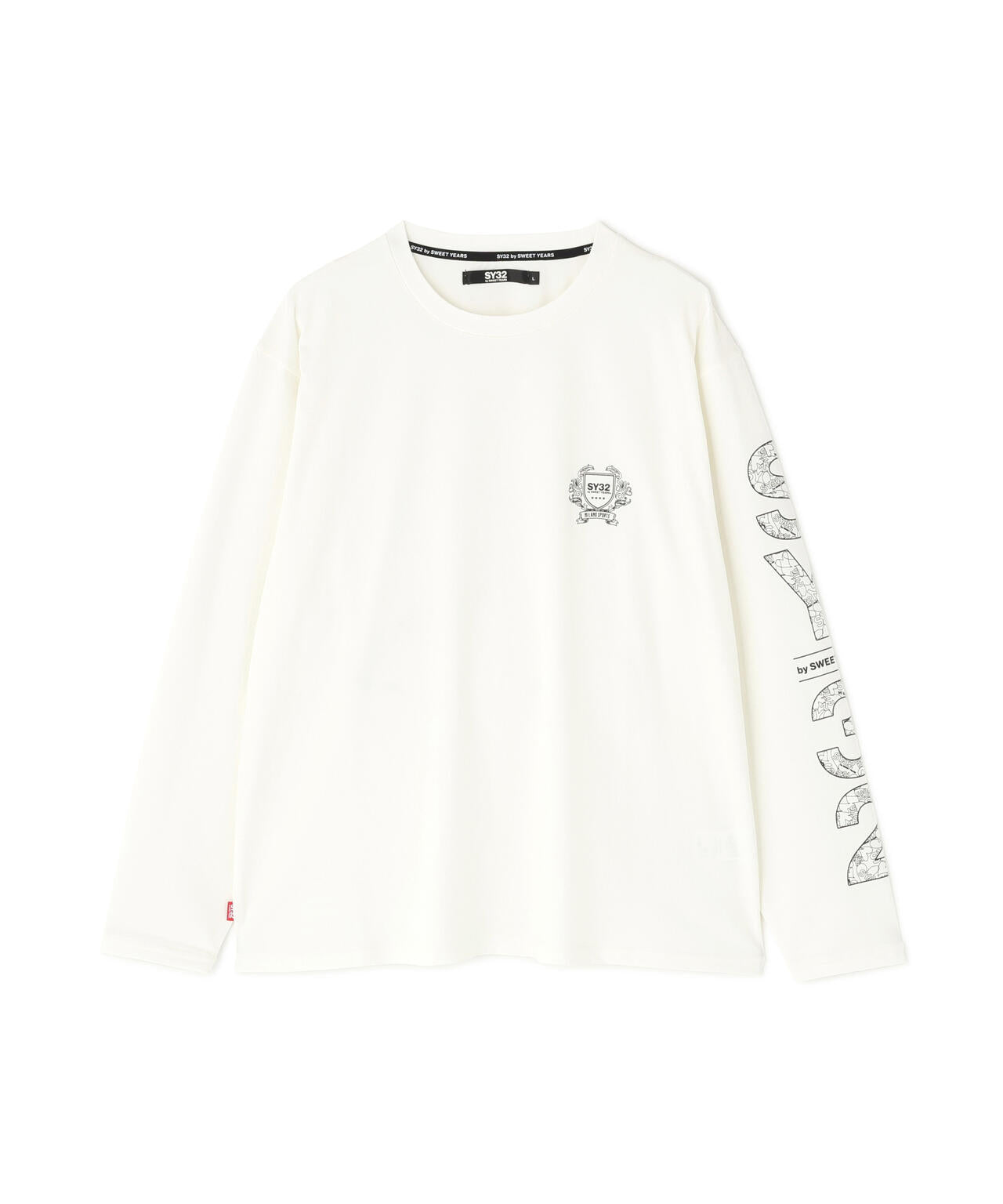 SY32 by SWEET YEARS/エスワイサーティトゥ バイ スィートイヤーズ/NEO SHIELD LOGO L/S TEE