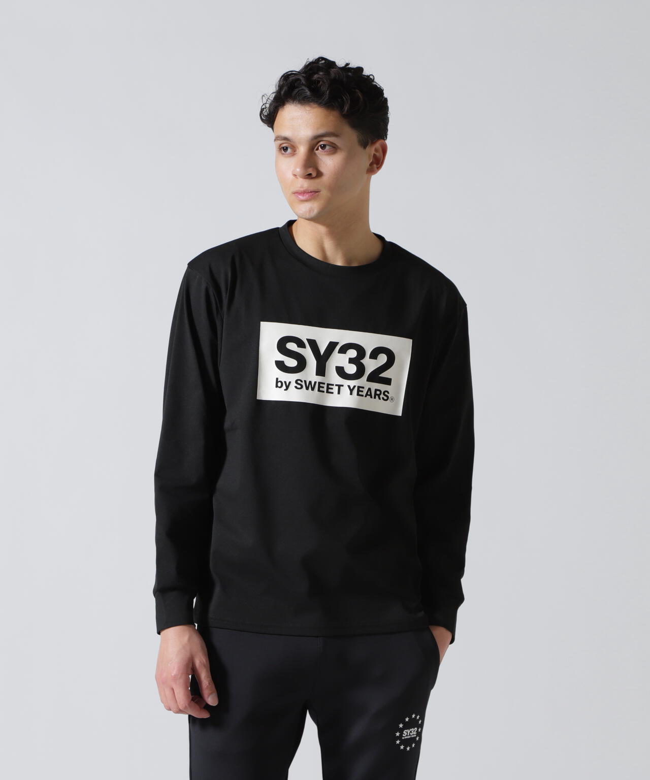 SY32 by SWEET YEARS/エスワイサーティトゥ バイ スィートイヤーズ/BOX LOGO L/S TEE