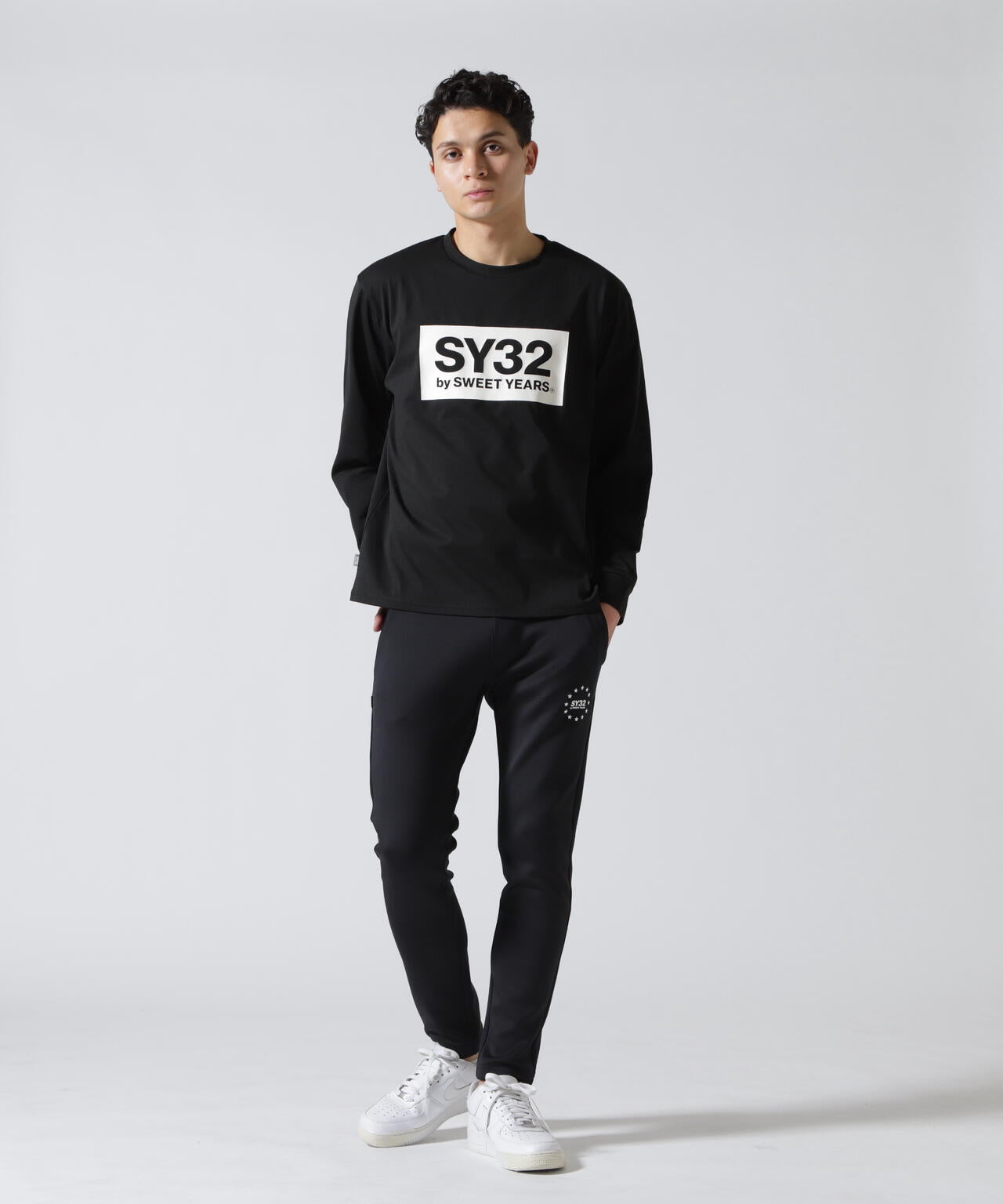 SY32 by SWEET YEARS/エスワイサーティトゥ バイ スィートイヤーズ/BOX LOGO L/S TEE