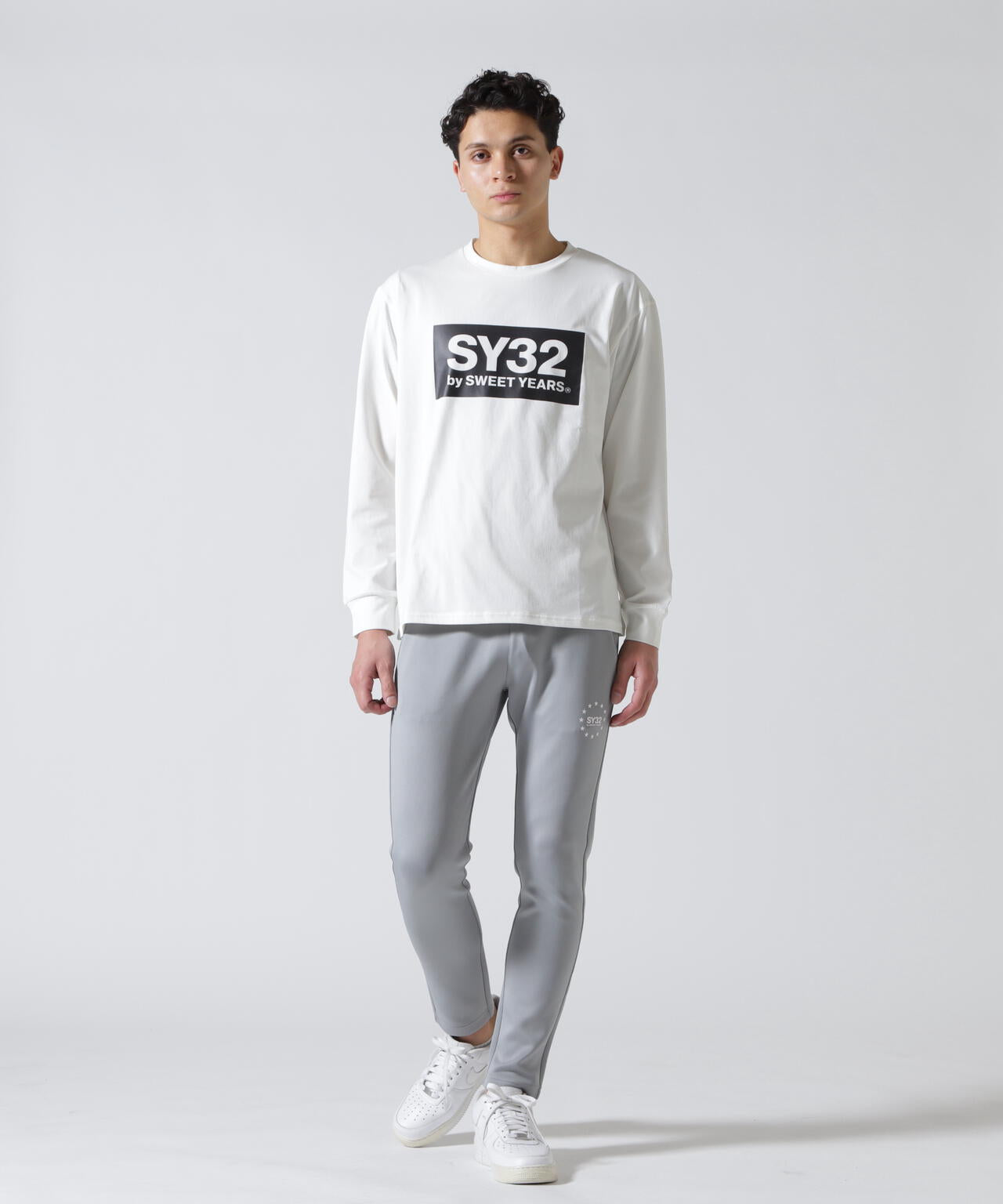 SY32 by SWEET YEARS/エスワイサーティトゥ バイ スィートイヤーズ/BOX LOGO L/S TEE