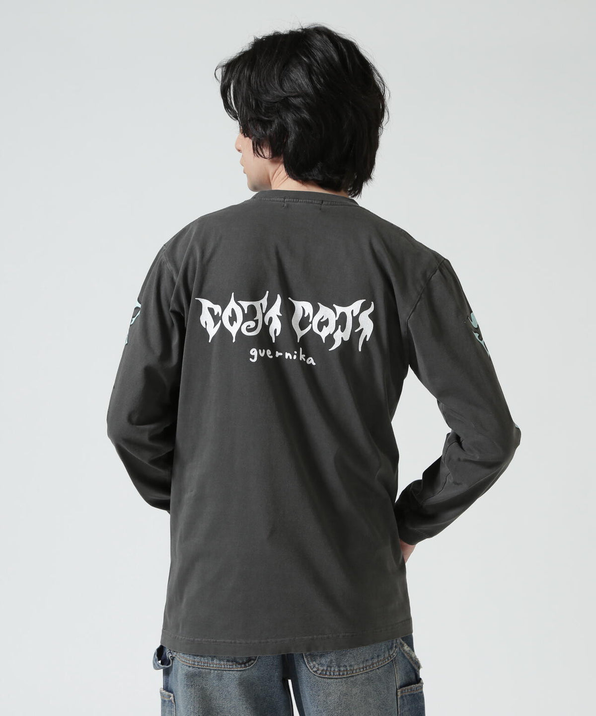 guernika/ゲルニカ/Drooping COJI-COJI Vintage Style Long Sleeve T-shirt
