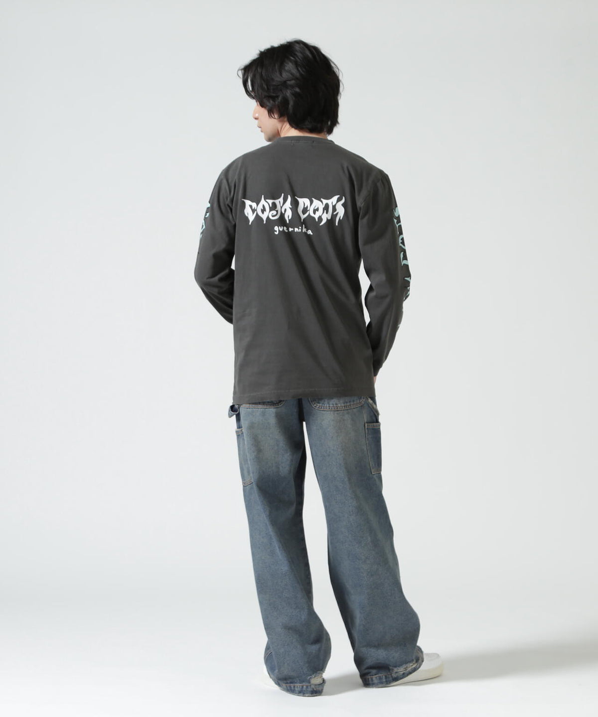 guernika/ゲルニカ/Drooping COJI-COJI Vintage Style Long Sleeve T-shirt