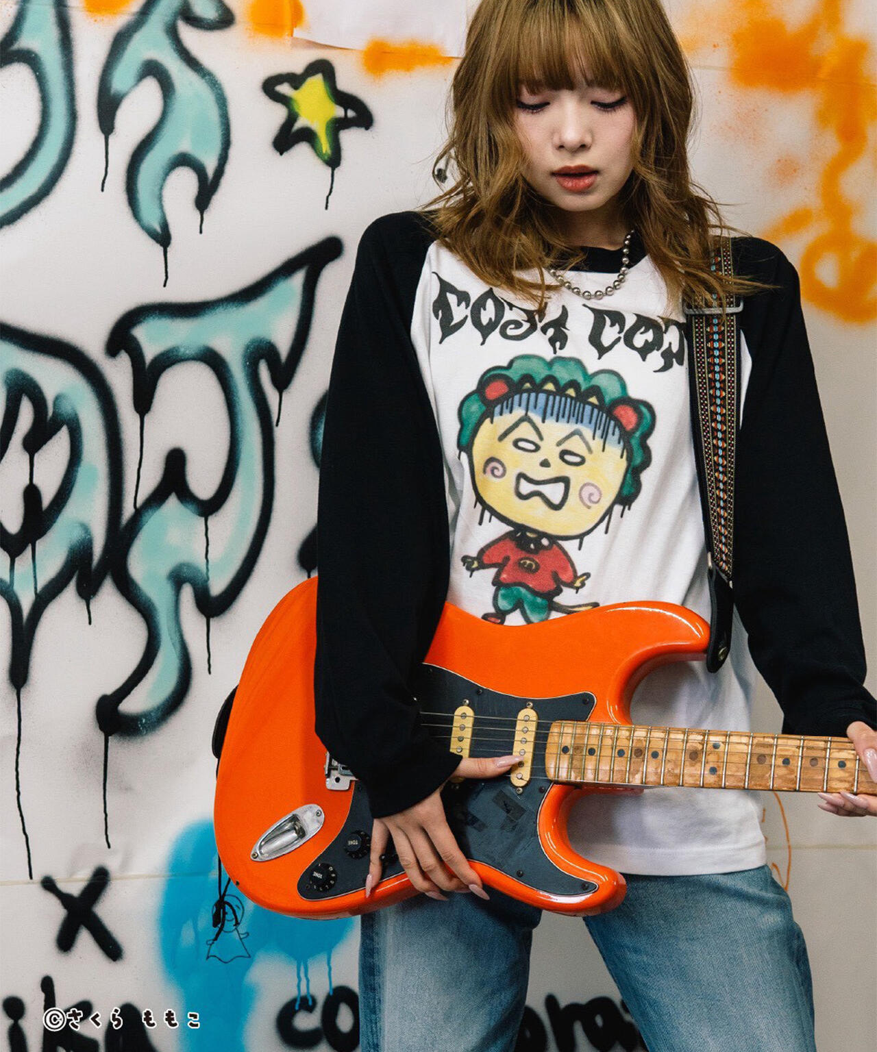guernika/ゲルニカ/Drooping COJI-COJI Raglan Sleeve T-Shirt