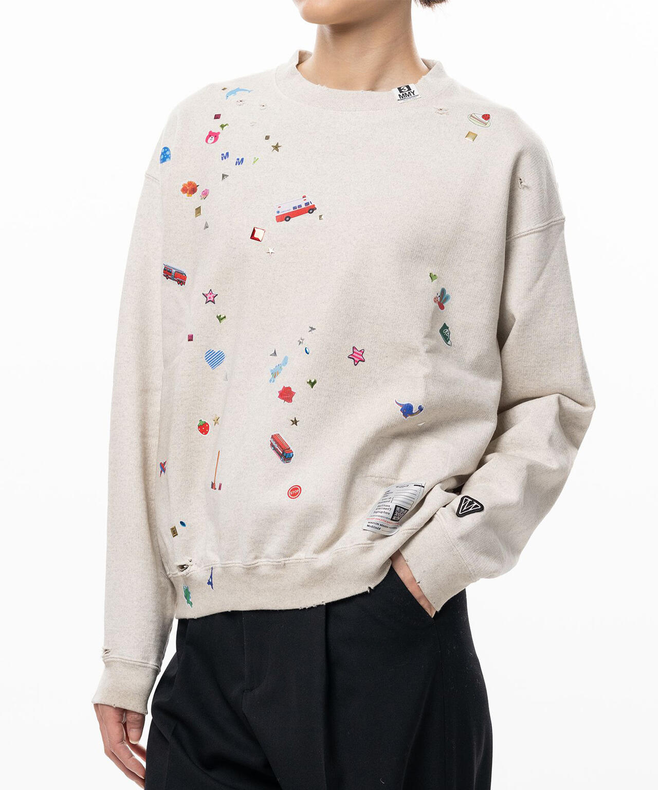 Maison MIHARAYASUHIRO/メゾン ミハラヤスヒロ/KIDS STICKER PULLOVER