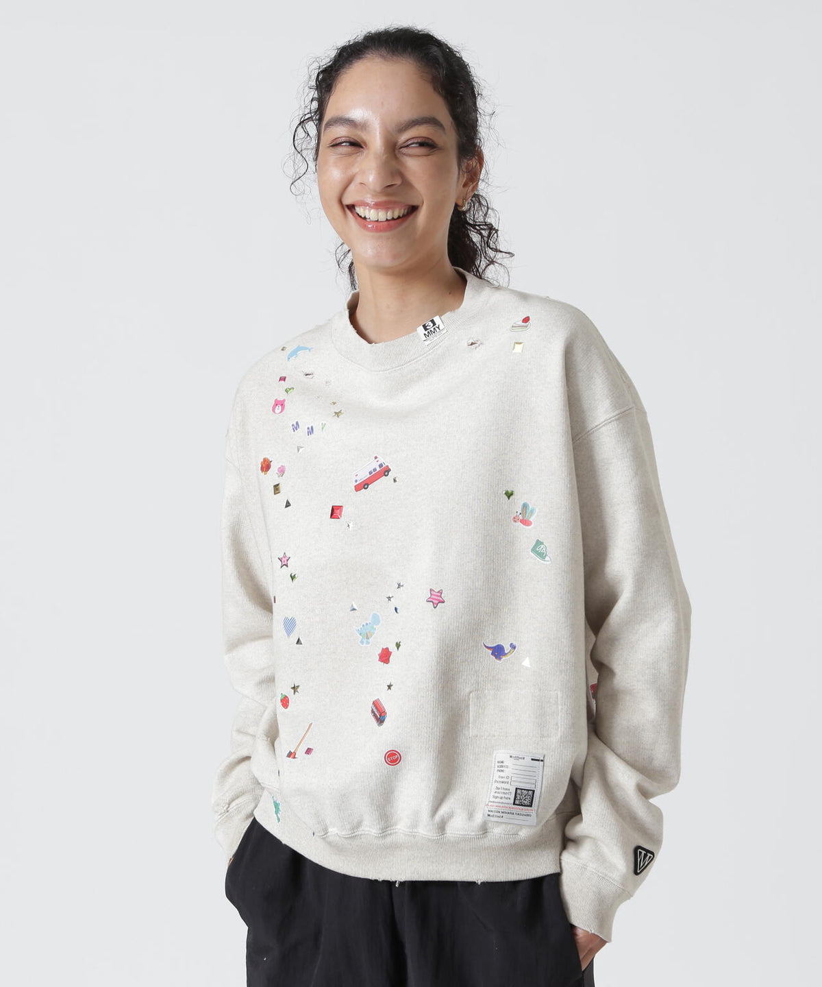 Maison MIHARAYASUHIRO/メゾン ミハラヤスヒロ/KIDS STICKER PULLOVER