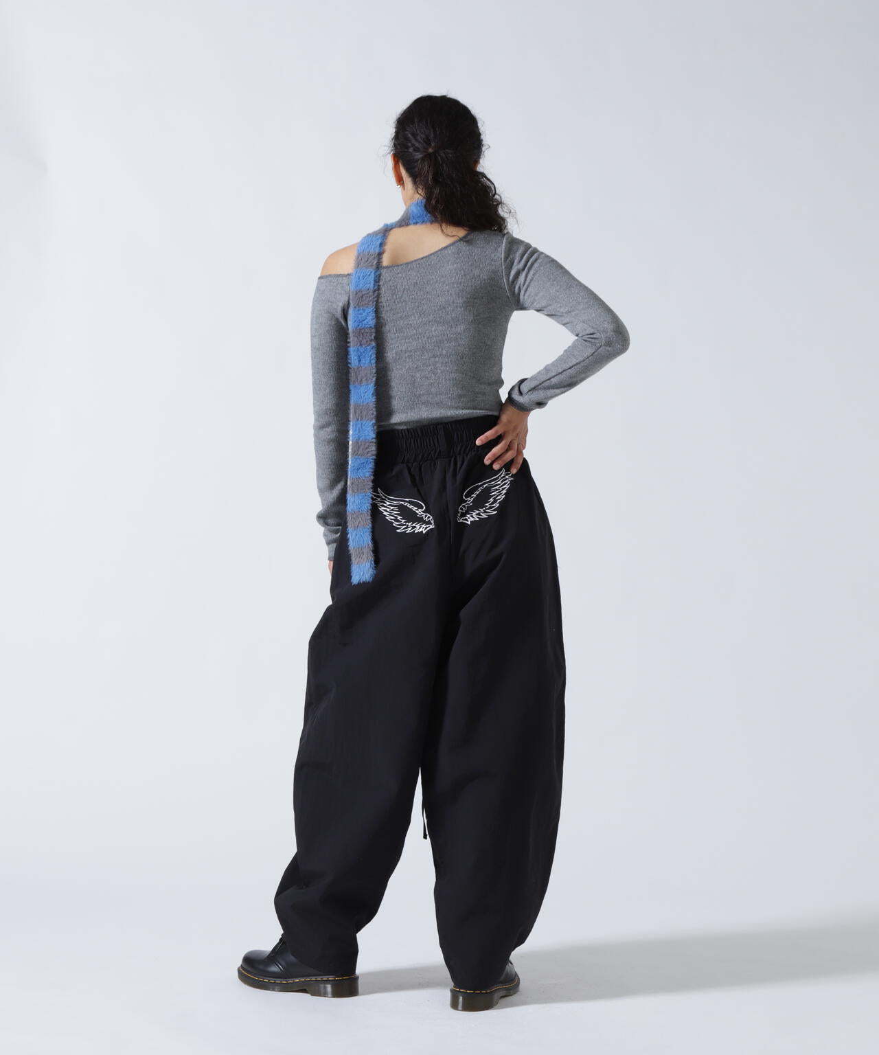 MITSUKI/ミツキ/切り替えワンショルダートップス