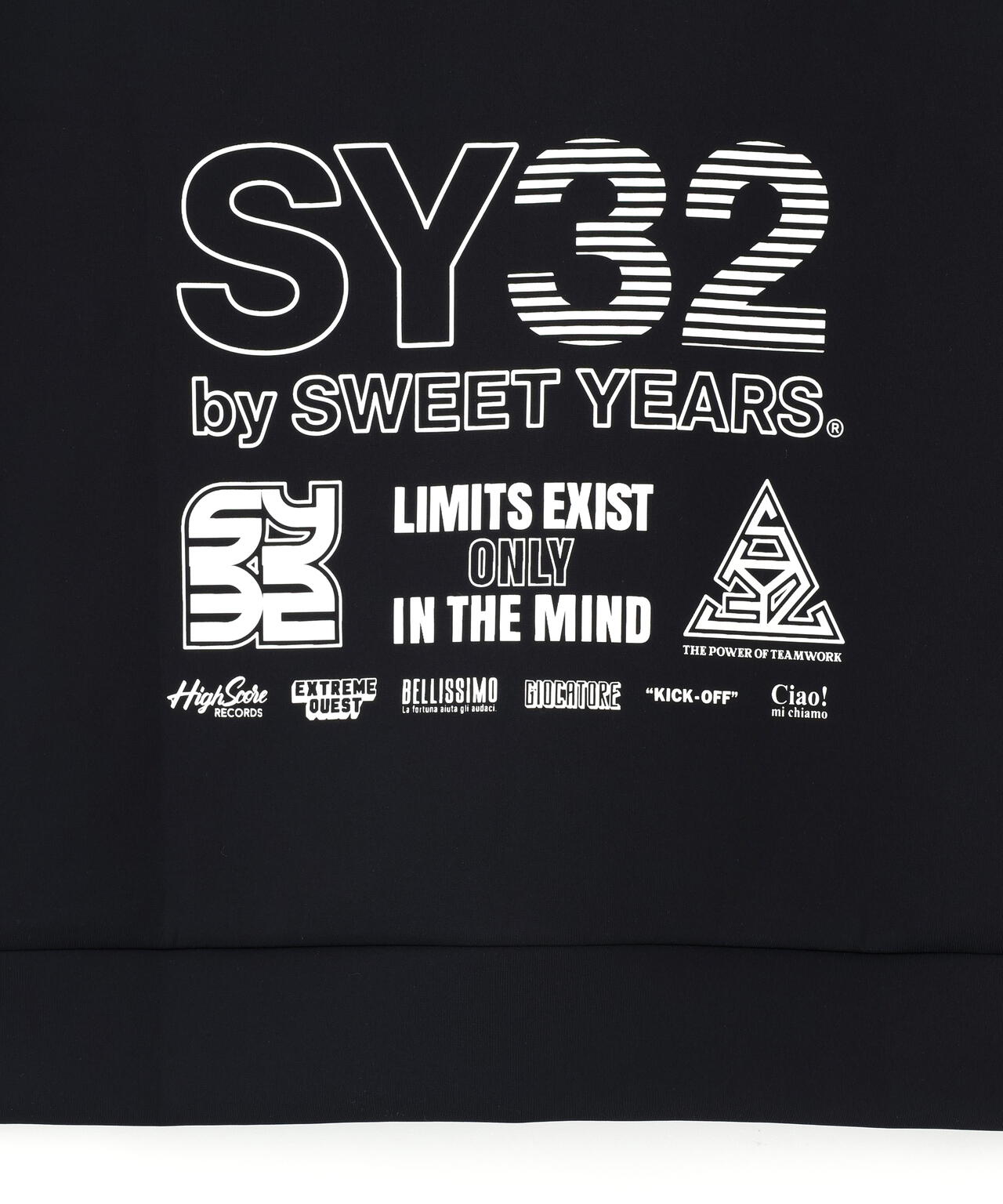 SY32 by SWEET YEARS /エスワイサーティトゥ バイ スィートイヤーズ/DOUBLE KNIT MULTI LOGO ZIP