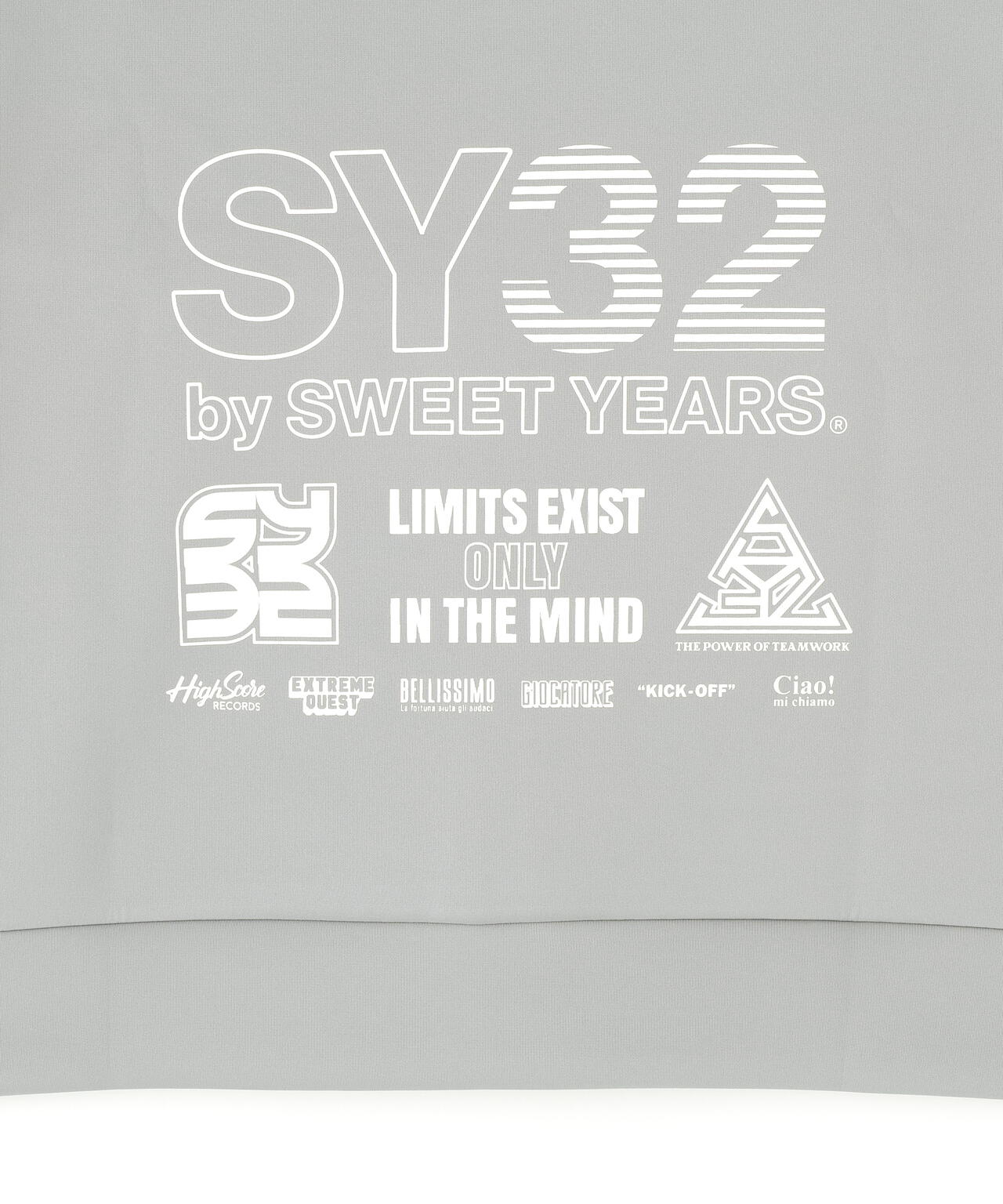 SY32 by SWEET YEARS /エスワイサーティトゥ バイ スィートイヤーズ/DOUBLE KNIT MULTI LOGO ZIP
