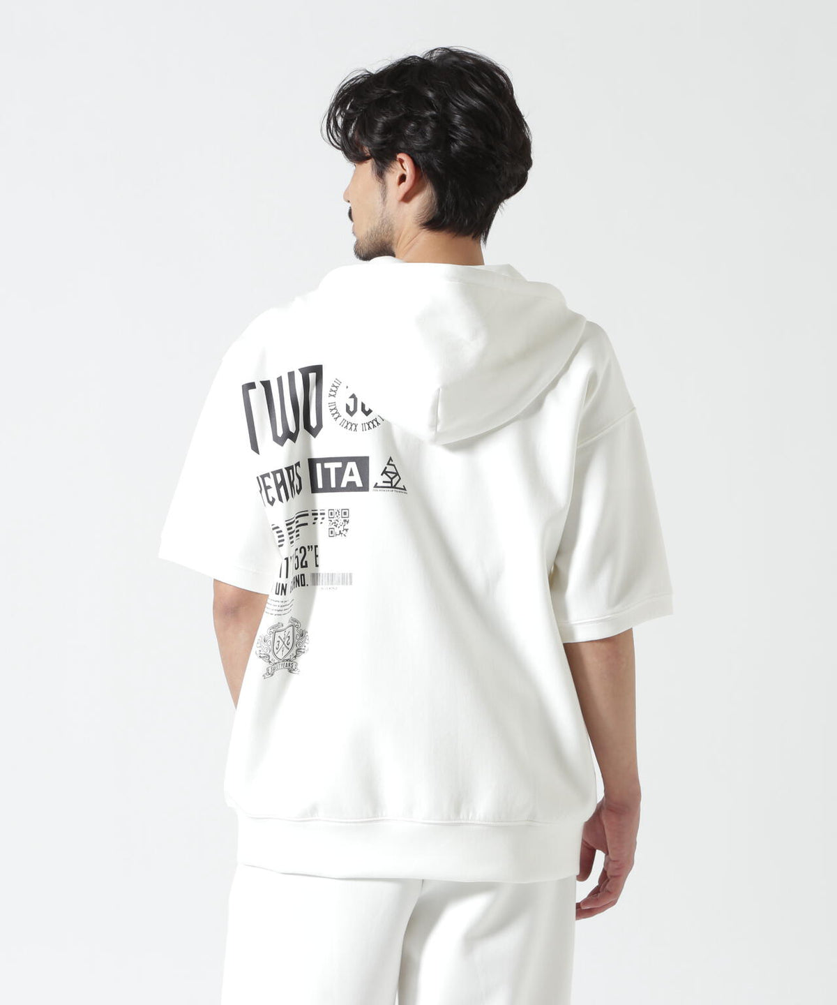 SY32 by SWEET YEARS /エスワイサーティトゥ バイ スィートイヤーズ/ACTIVE S/S ZIP HOODIE
