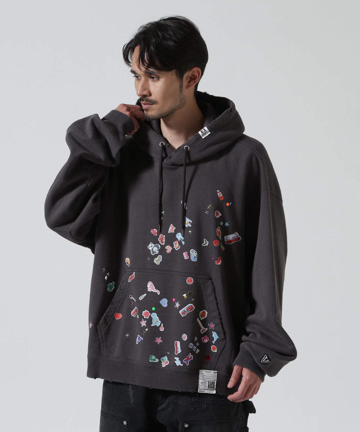 Maison MIHARA YASUHIRO/メゾン ミハラヤスヒロ/KIDS STICKER HOODIE