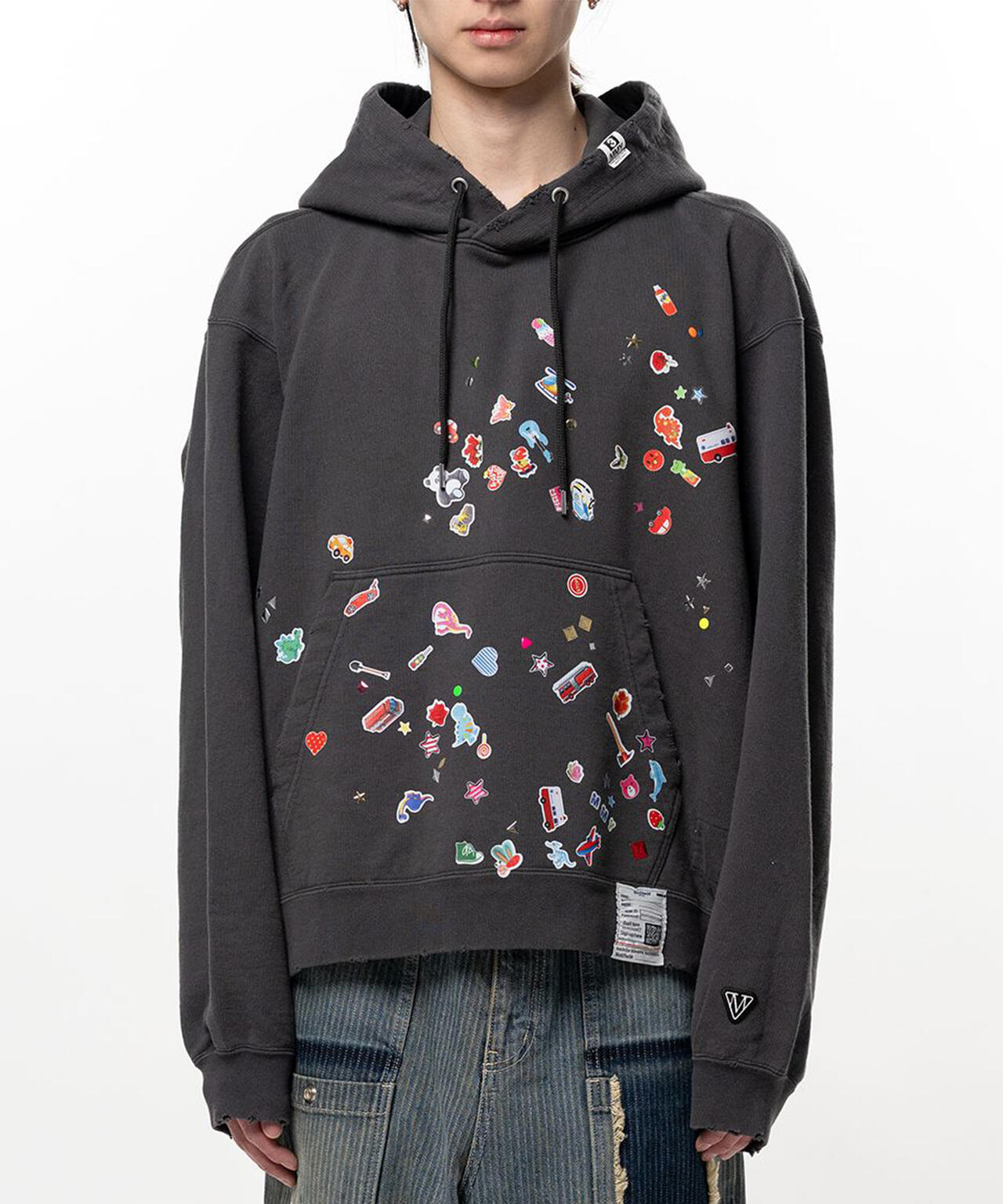 Maison MIHARA YASUHIRO/メゾン ミハラヤスヒロ/KIDS STICKER HOODIE