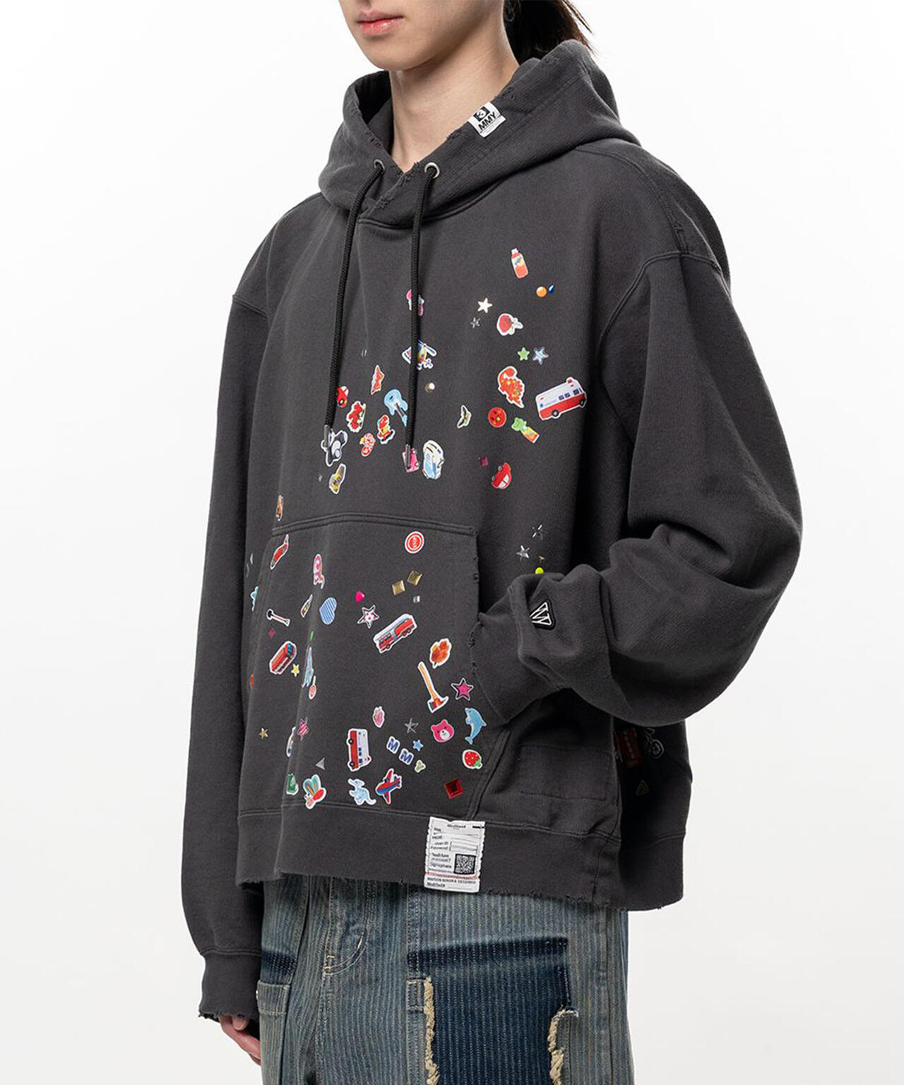 Maison MIHARA YASUHIRO/メゾン ミハラヤスヒロ/KIDS STICKER HOODIE