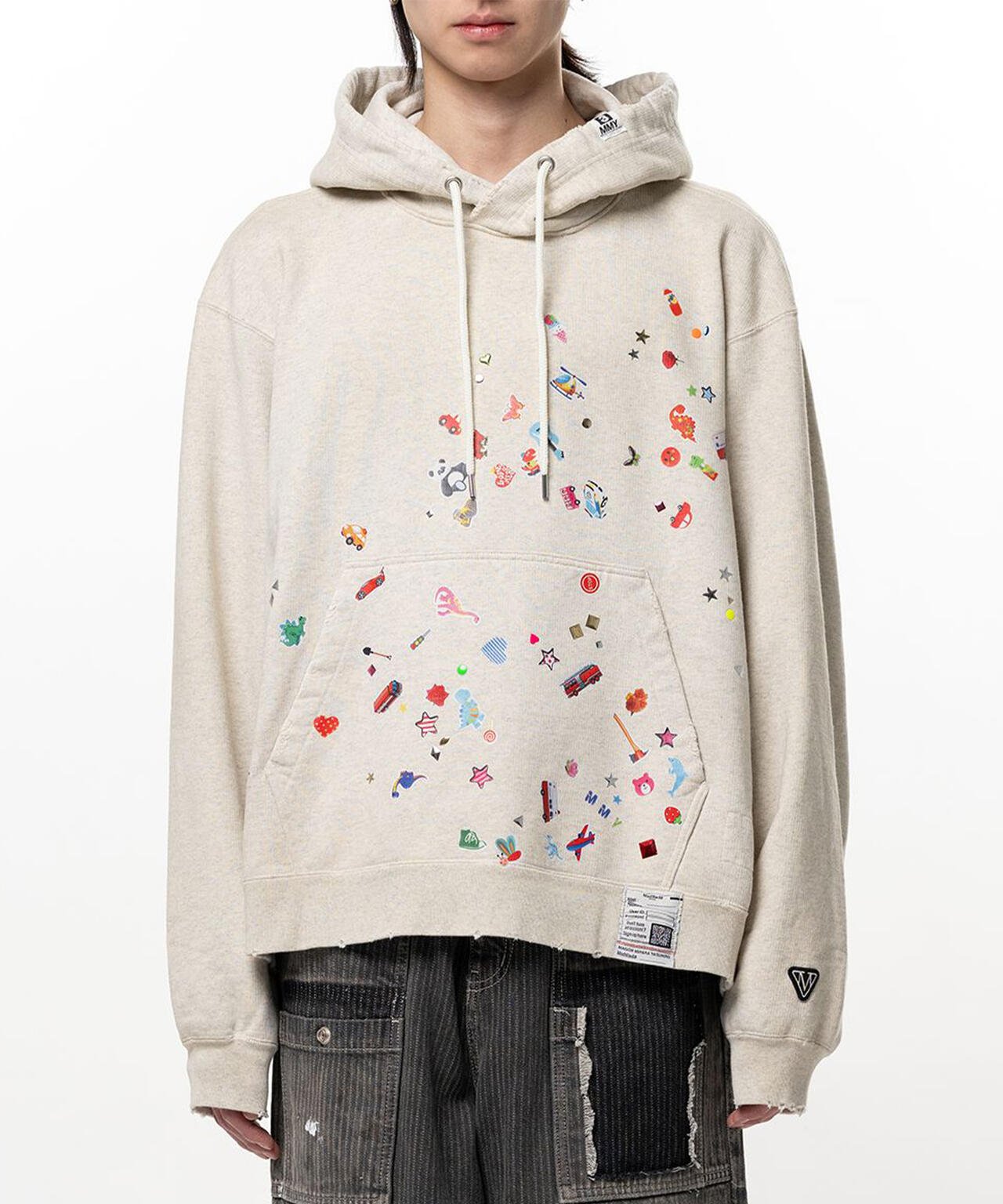 Maison MIHARA YASUHIRO/メゾン ミハラヤスヒロ/KIDS STICKER HOODIE