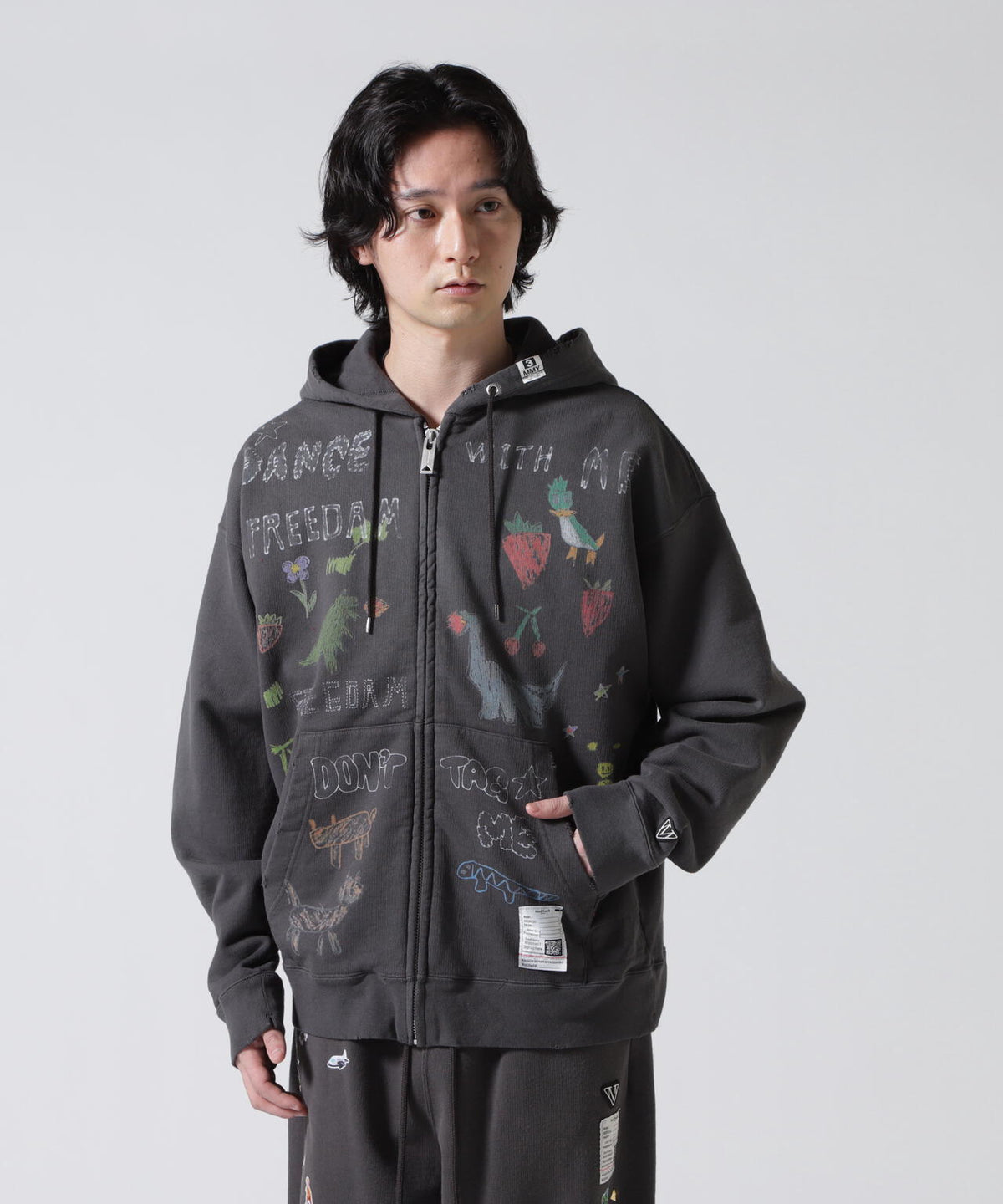 Maison MIHARAYASUHIRO/メゾン ミハラヤスヒロ/KIDS DOODLE PARKA