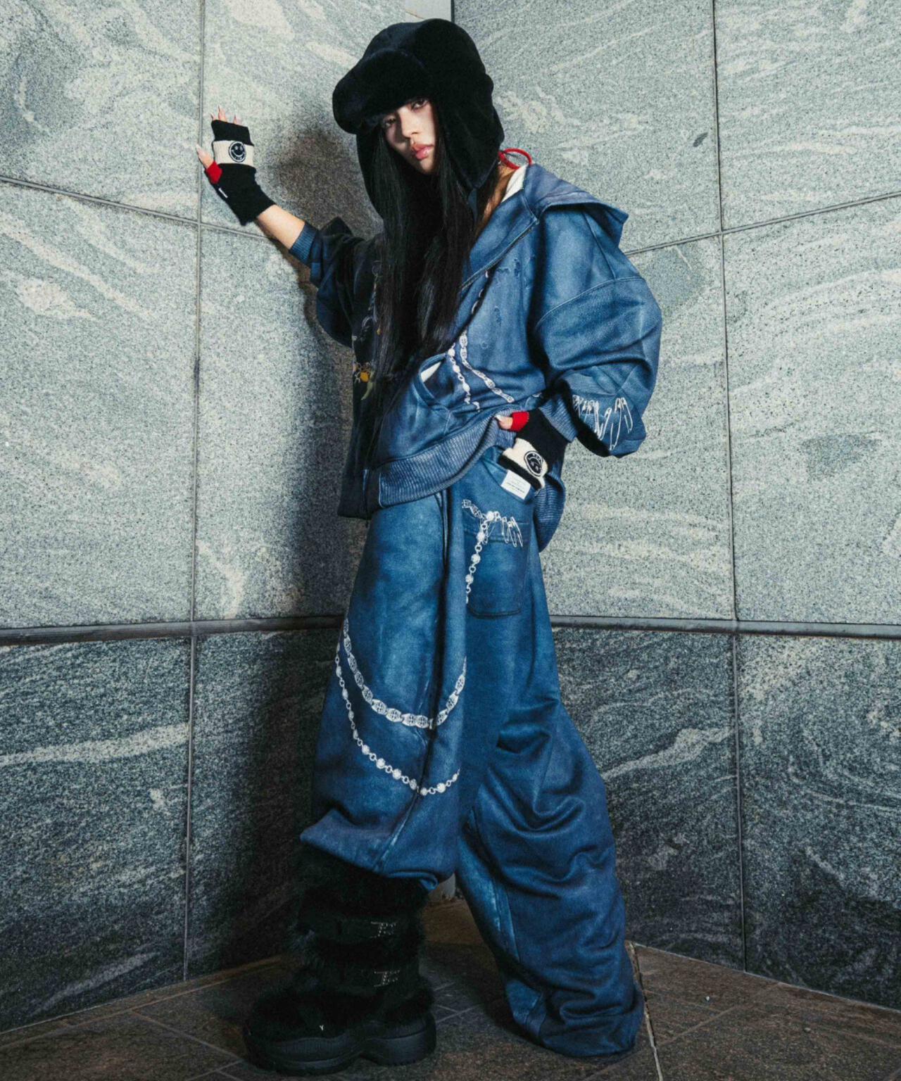 TALKING ABOUT THE ABSTRACTION/EX SWEAT ACC PARKA