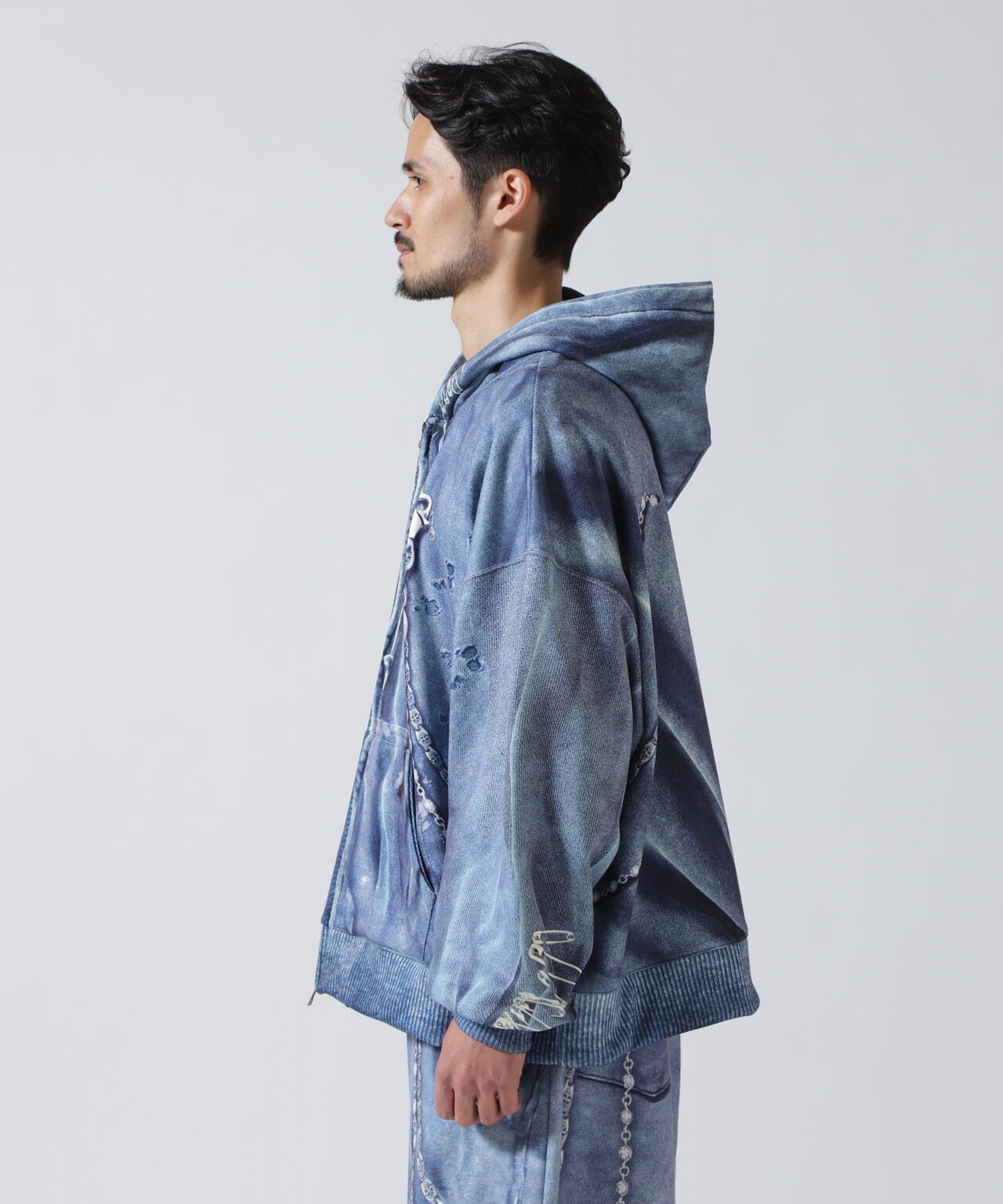 TALKING ABOUT THE ABSTRACTION/EX SWEAT ACC PARKA