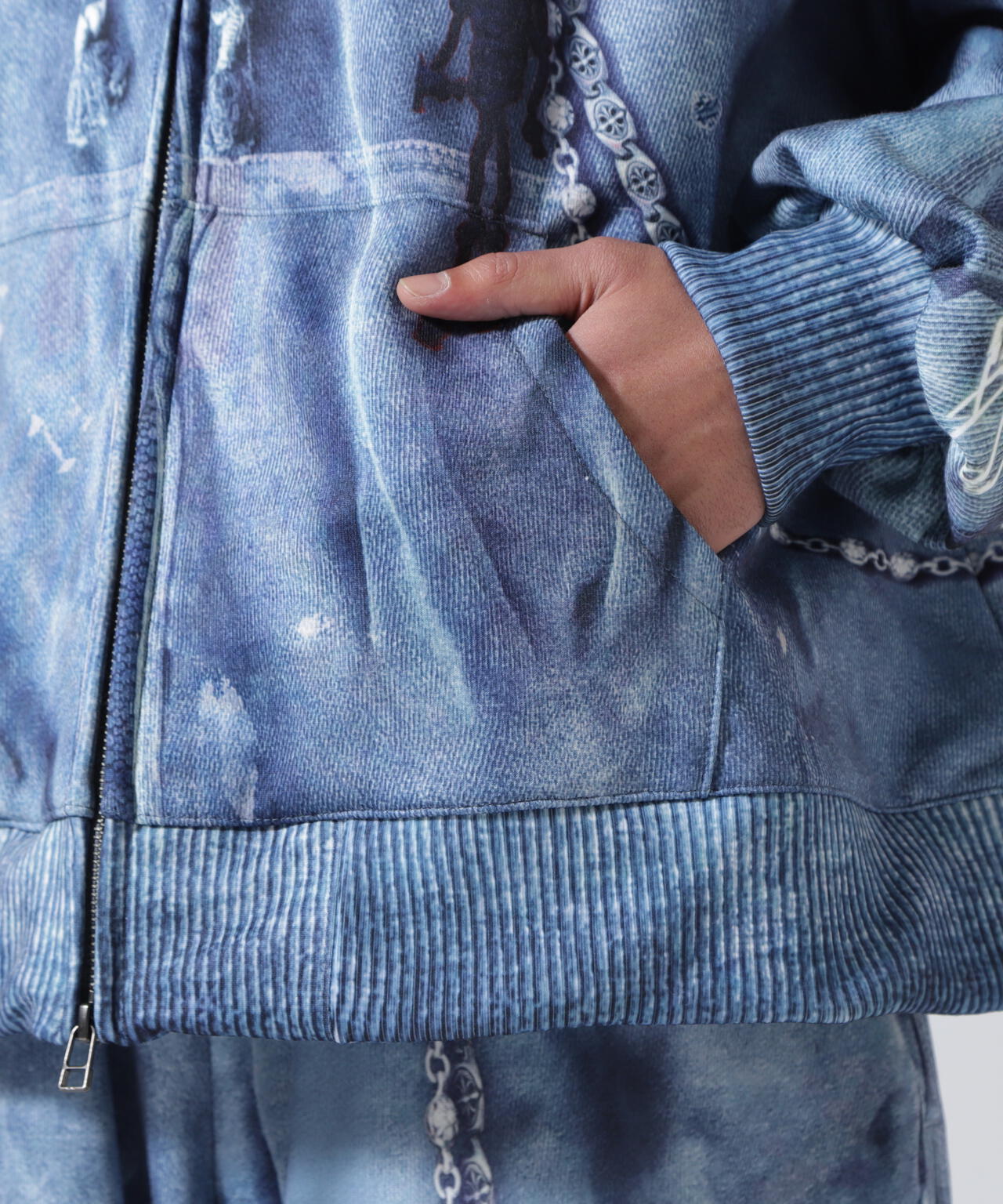 TALKING ABOUT THE ABSTRACTION/EX SWEAT ACC PARKA