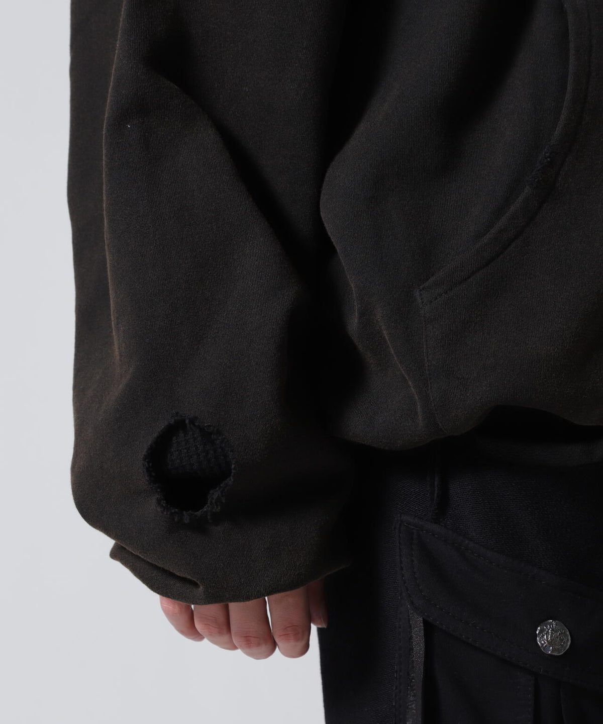 GEN_DAI/ゲンダイ/DAMAGE ZIP HOODIE