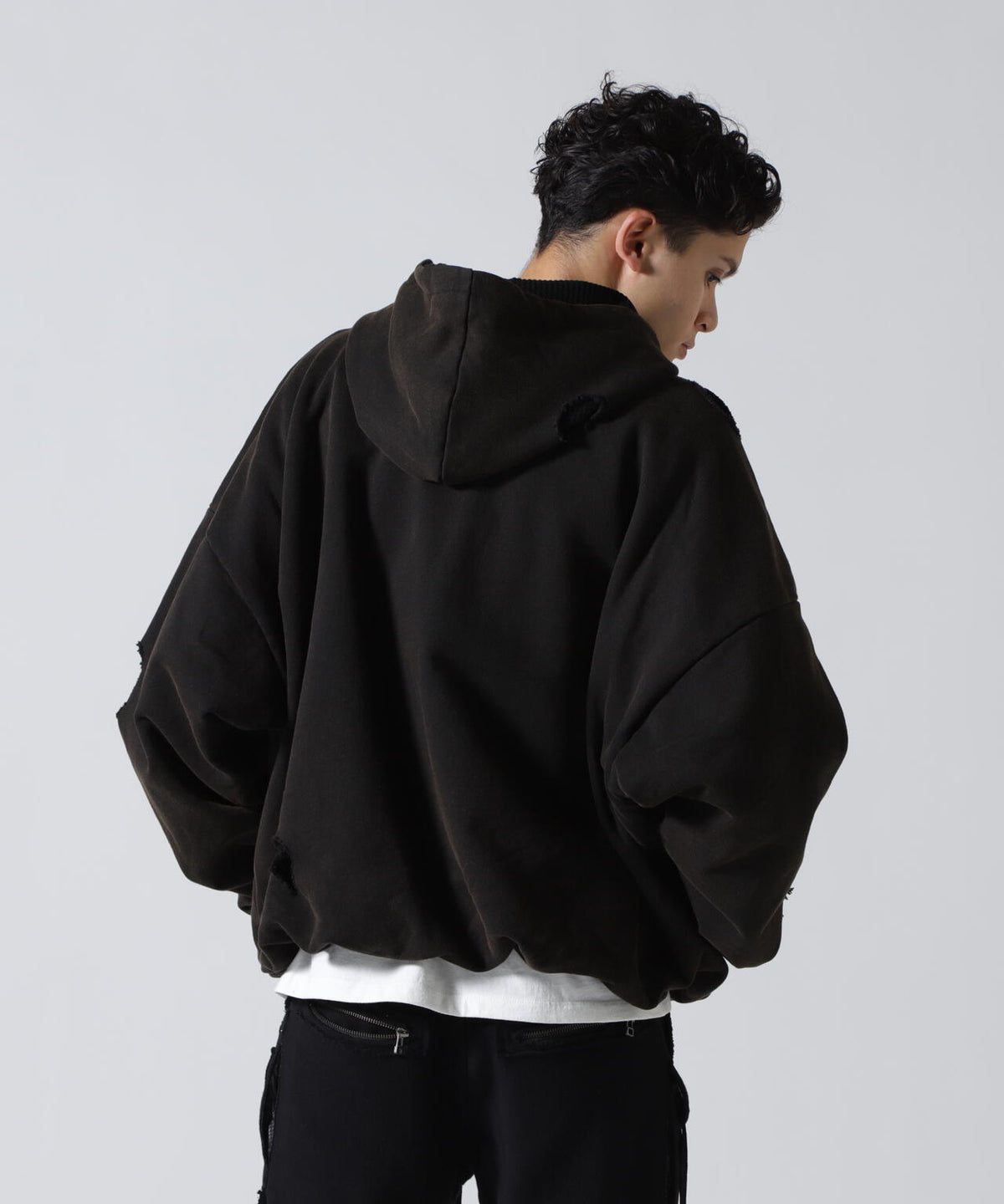 GEN_DAI/ゲンダイ/DAMAGE ZIP HOODIE