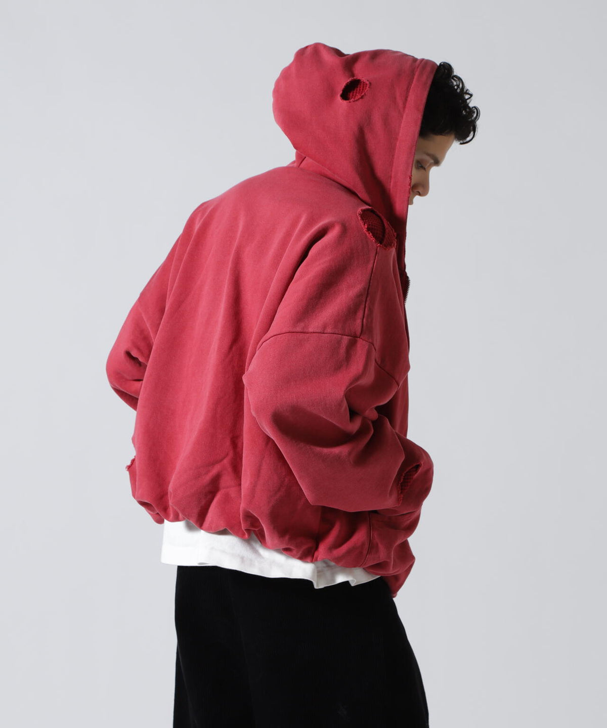GEN_DAI/ゲンダイ/DAMAGE ZIP HOODIE