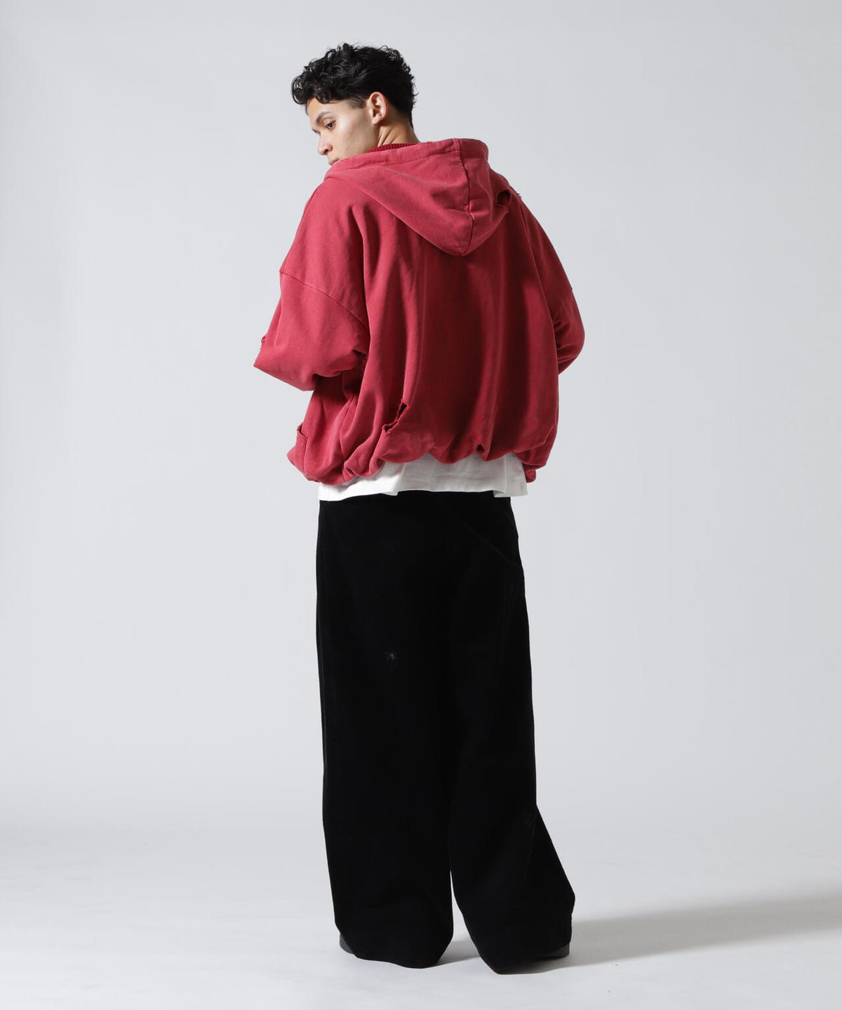 GEN_DAI/ゲンダイ/DAMAGE ZIP HOODIE