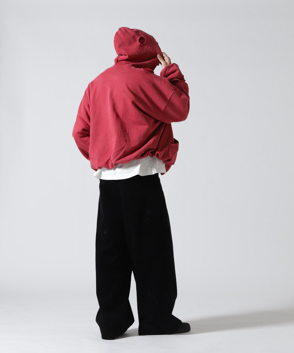 GEN_DAI/ゲンダイ/DAMAGE ZIP HOODIE