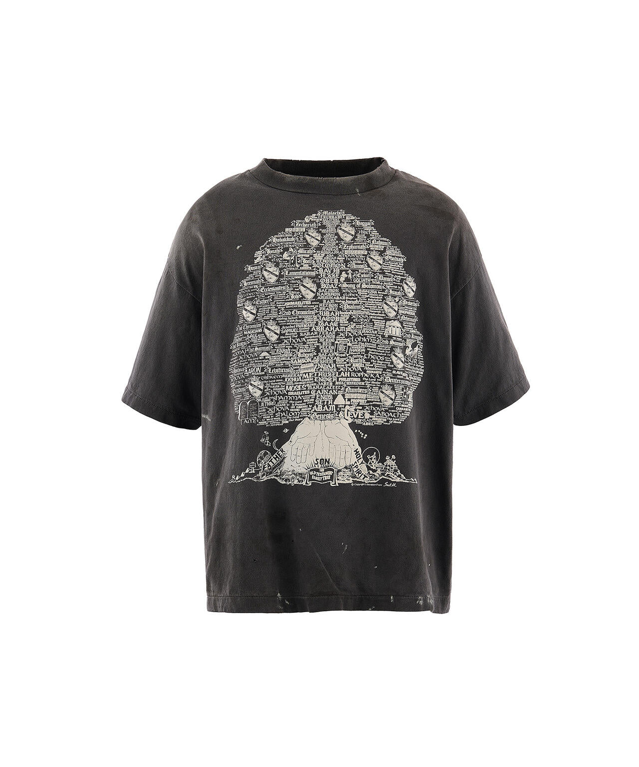 SAINT MICHAEL/セントマイケル/SS T-SHIRT/TREE/BLACK