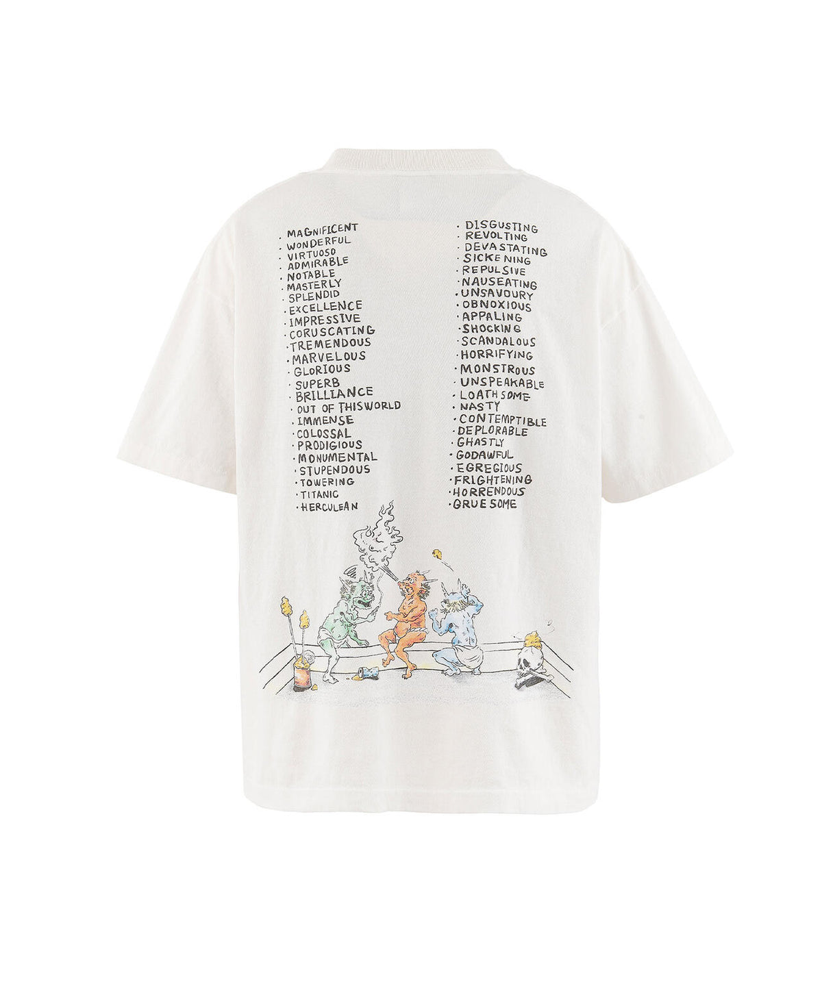 SAINT MICHAEL/セントマイケル/SS T-SHIRT/SAINT WET/WHITE