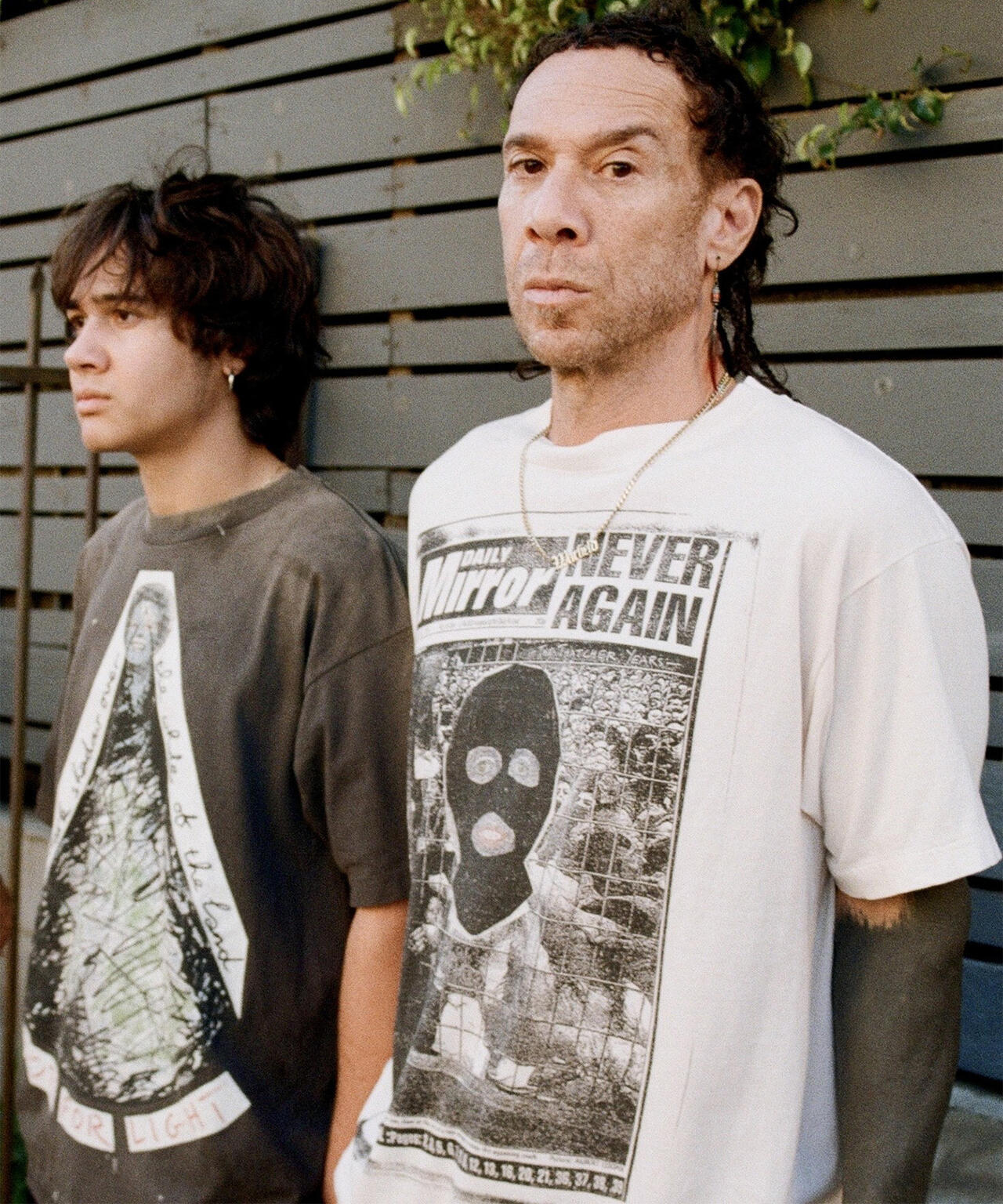 SAINT MICHAEL/セントマイケル/ JR_SS T-SHIRT/VOTE F LIGHT/BLACK
