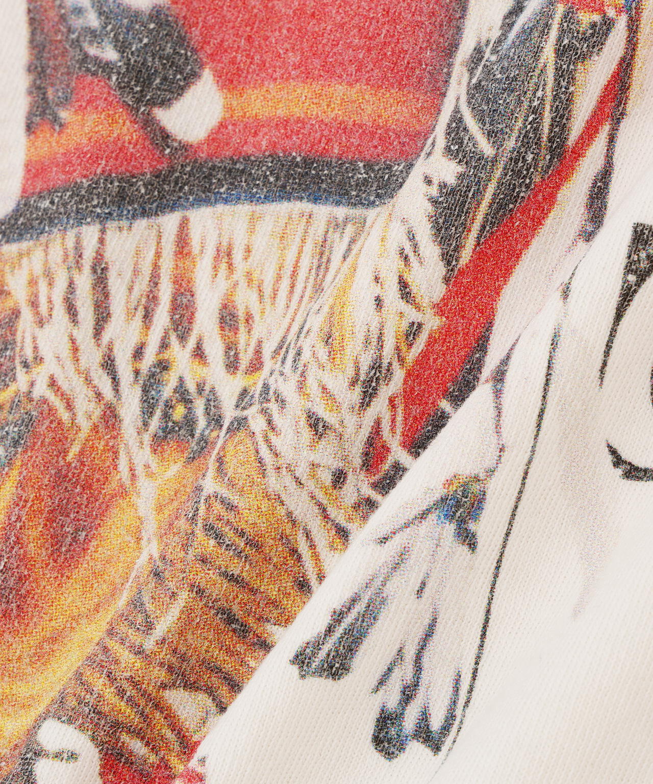 SAINT MICHAEL/セントマイケル/JR_SS T-SHIRT / DESTROY / WHITE