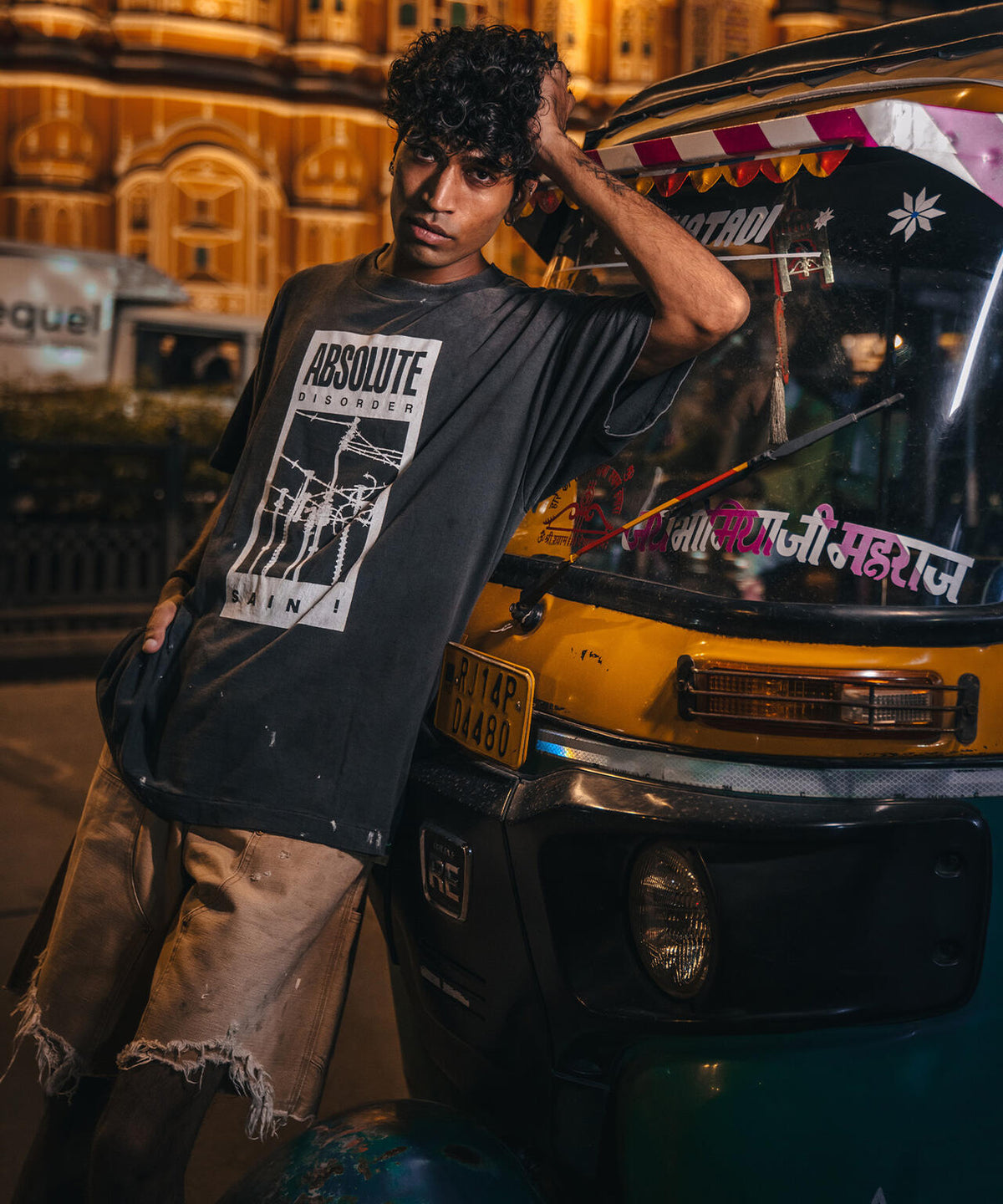 SAINT MICHAEL/セントマイケル/KK_SS T-SHIRT/ABSOLUTE/BLACK