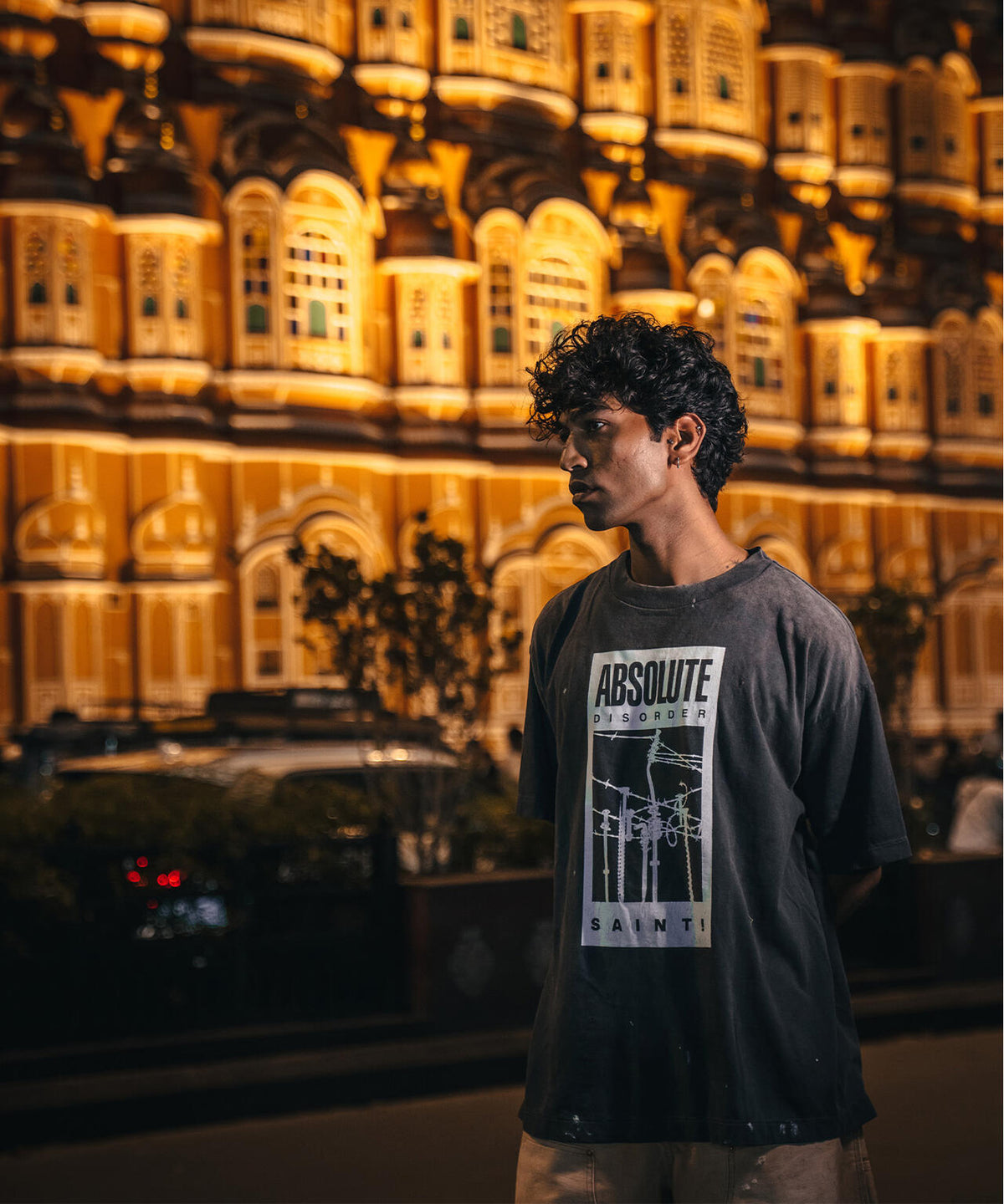 SAINT MICHAEL/セントマイケル/KK_SS T-SHIRT/ABSOLUTE/BLACK