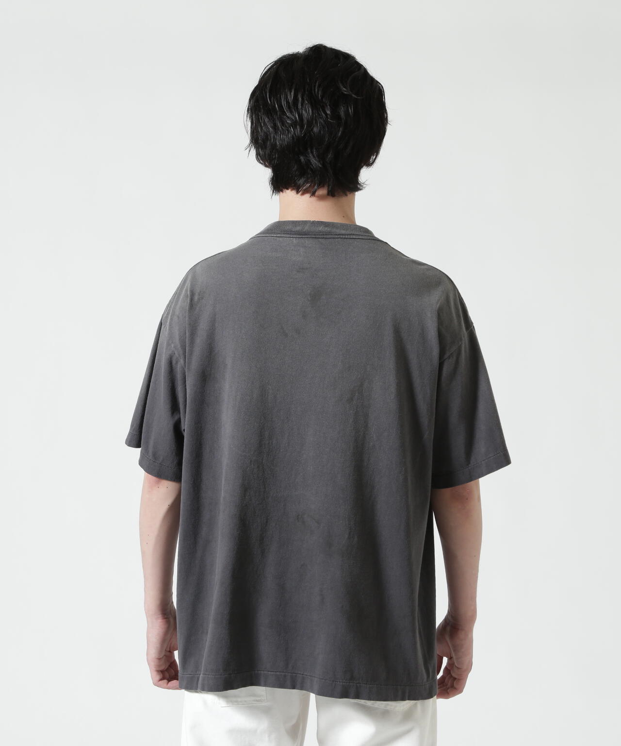SAINT MICHAEL/セントマイケル/KK_SS T-SHIRT/ABSOLUTE/BLACK
