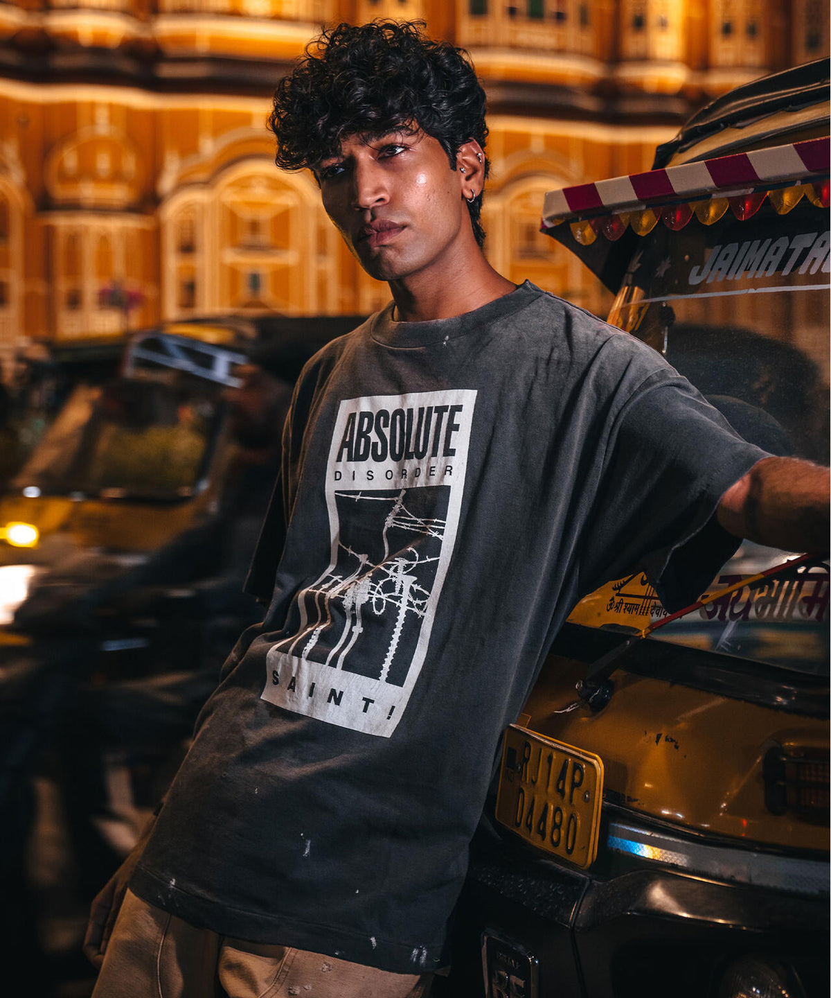 SAINT MICHAEL/セントマイケル/KK_SS T-SHIRT/ABSOLUTE/BLACK