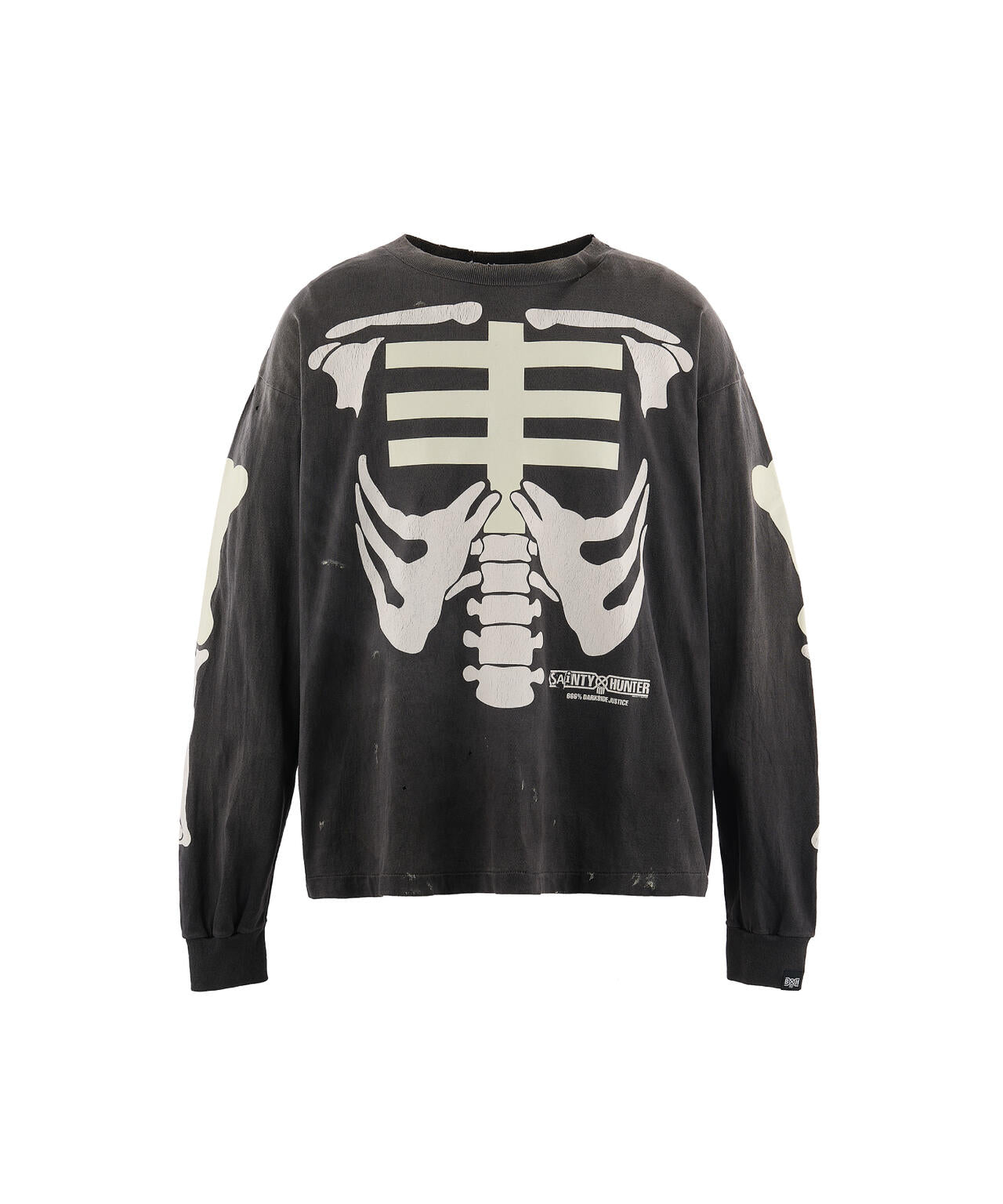 SAINT MICHAEL/セントマイケル/BH_LS T-SHIRT/BONE/BLACK