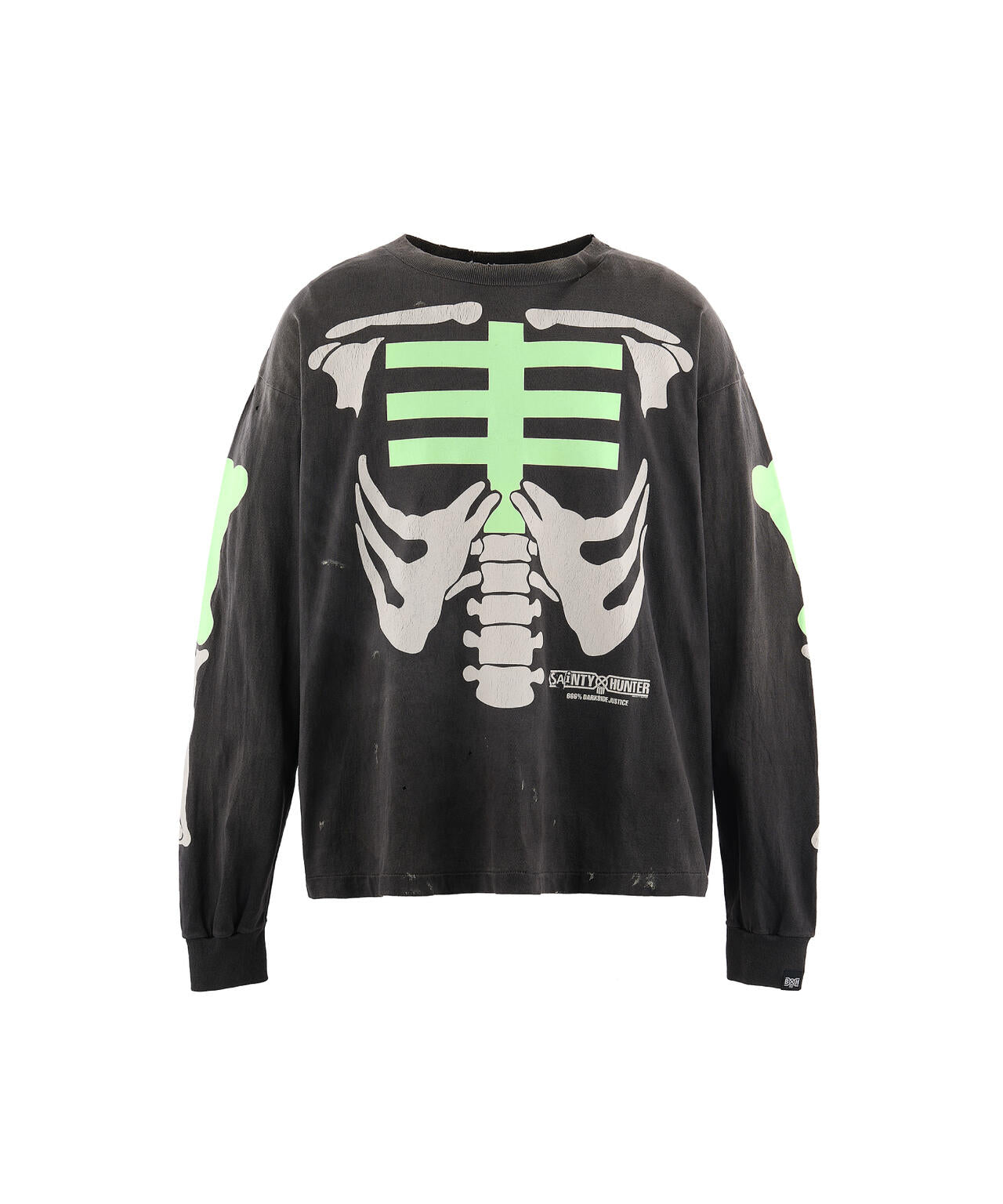 SAINT MICHAEL/セントマイケル/BH_LS T-SHIRT/BONE/BLACK